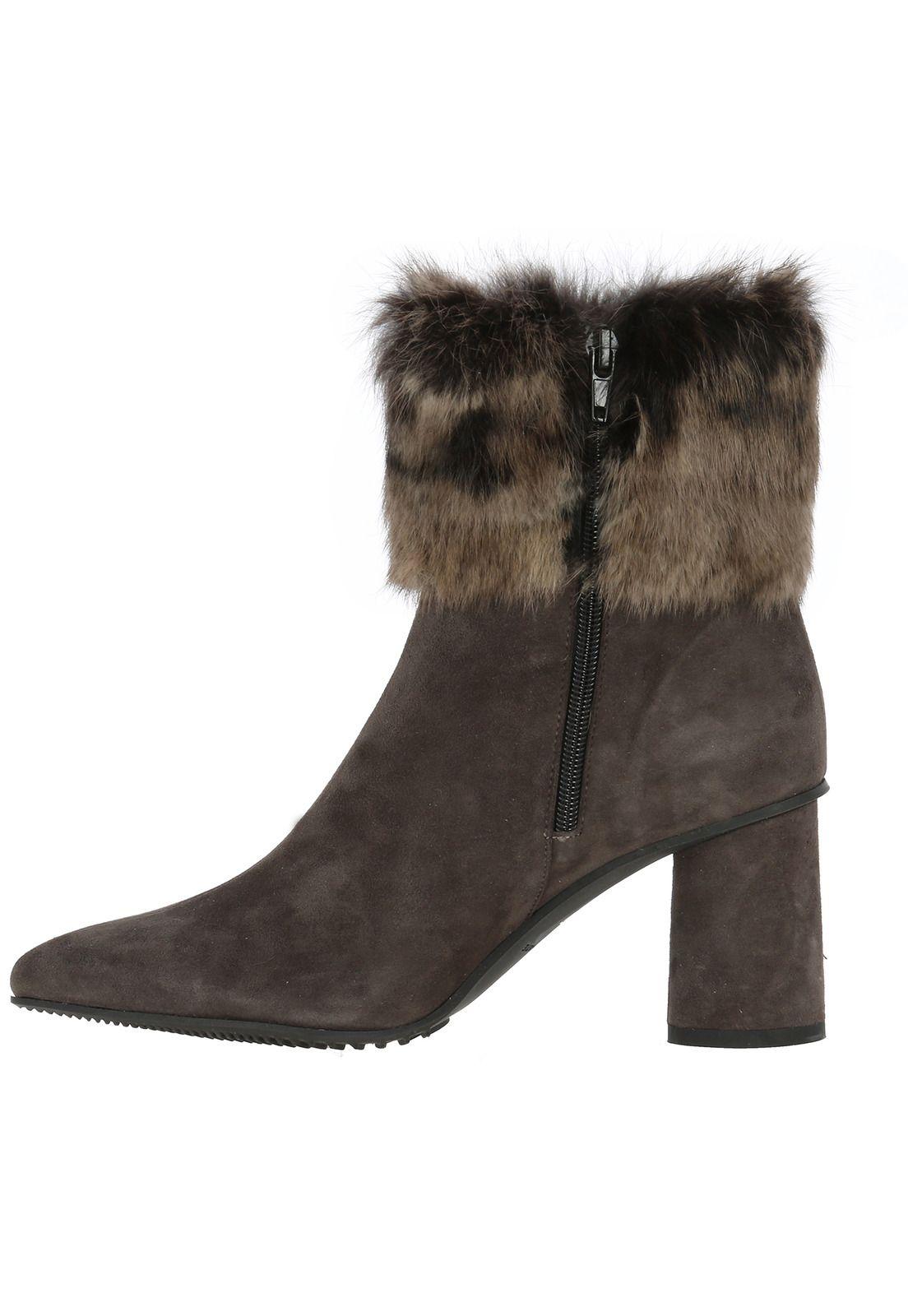 Botin Cuero Mujer Hermien Gris-2
