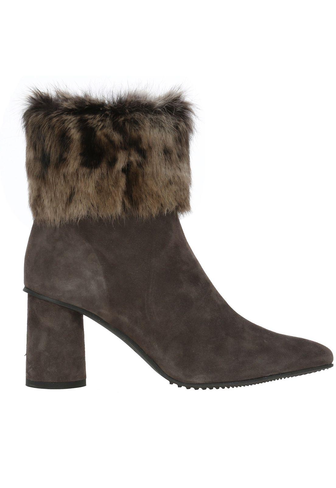 Botin Cuero Mujer Hermien Gris-3