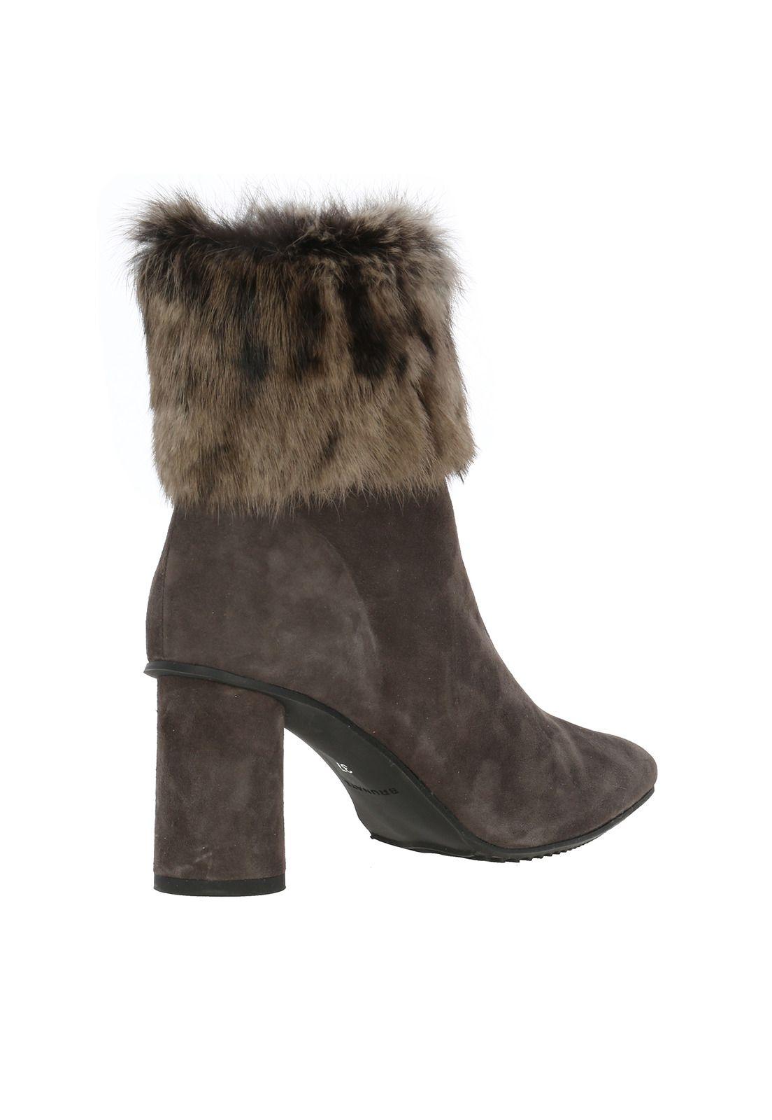 Botin Cuero Mujer Hermien Gris-4