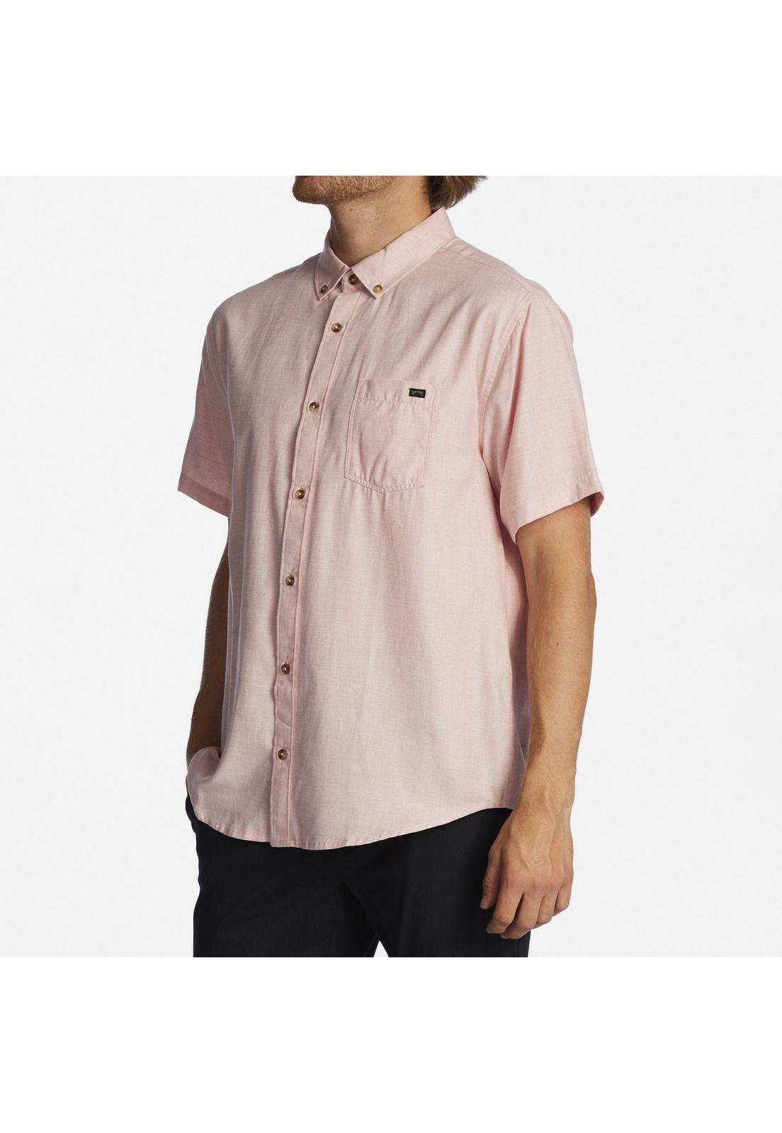 Camisa M/C Hombre All Day M Wvtp Rosado-1