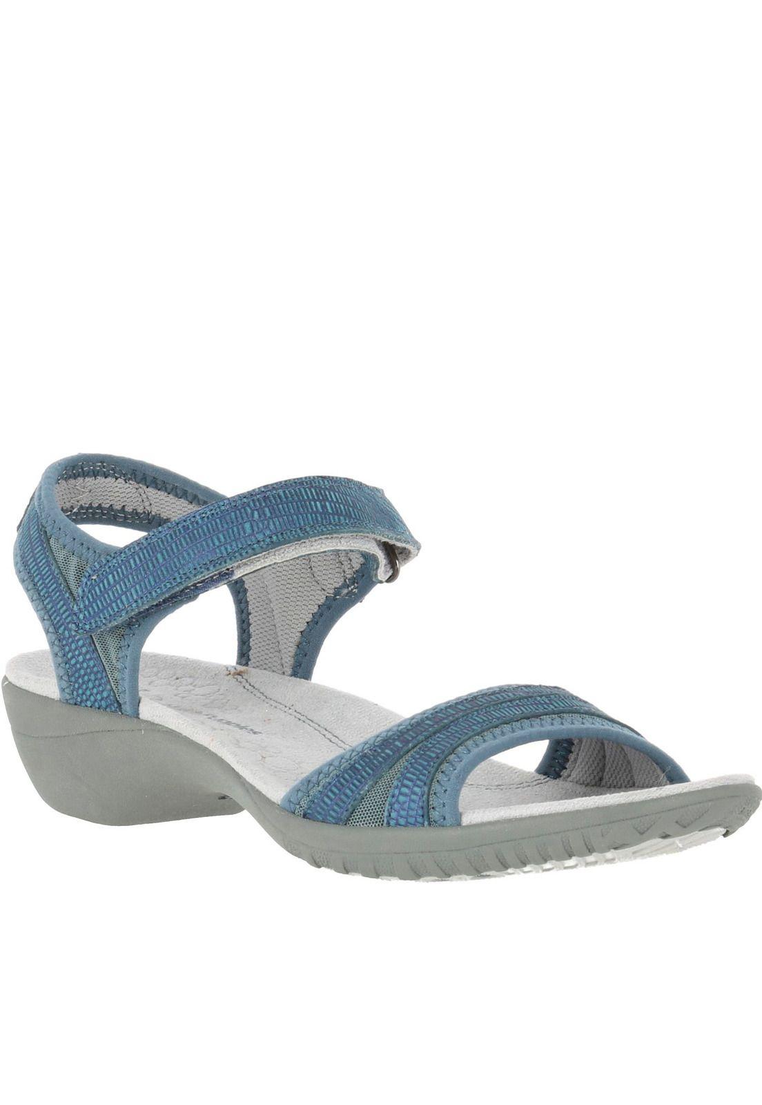 Sandalia Cuero Athos Azul-0