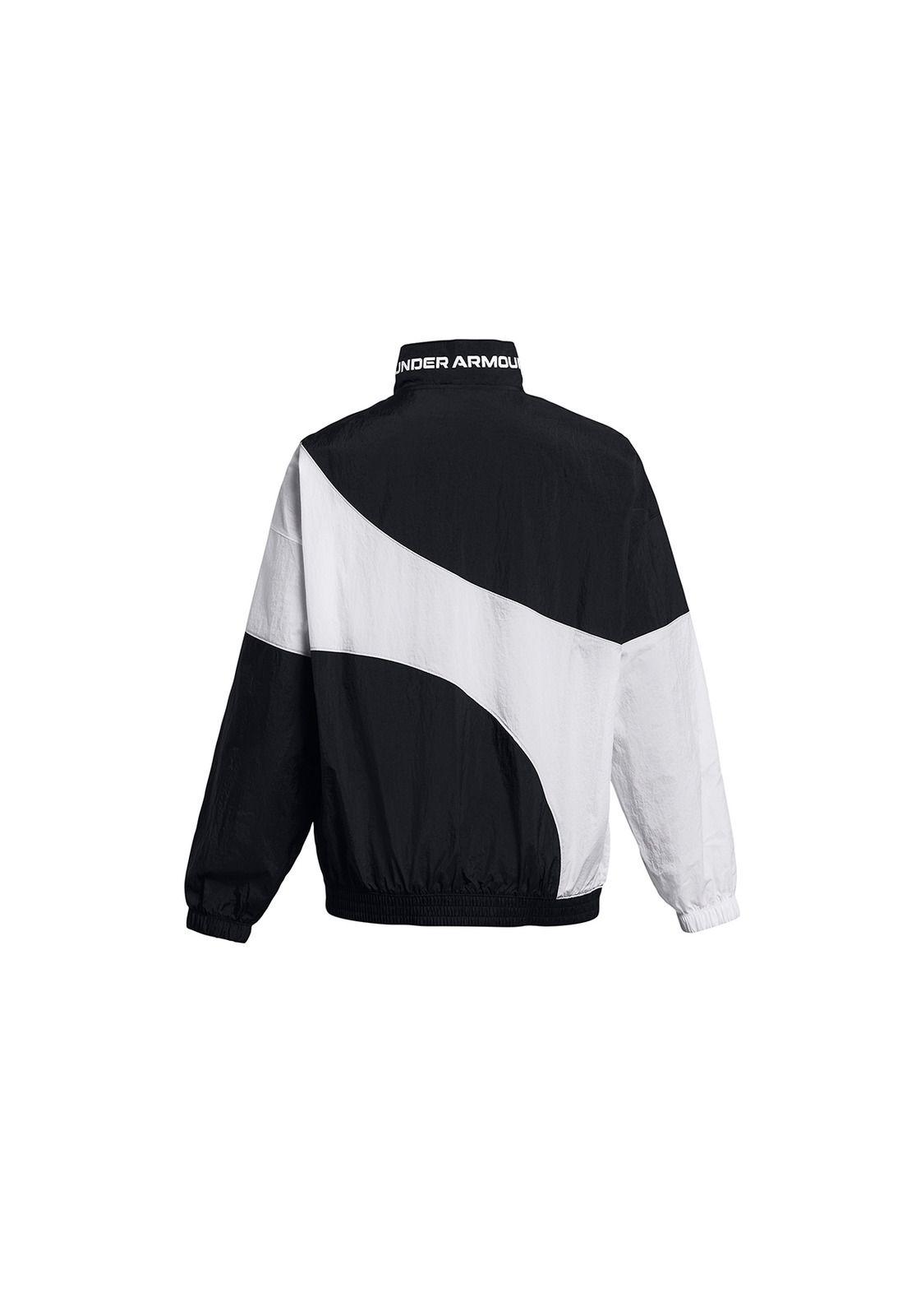 Chaqueta Arrugada UA Legacy Mujer Negro-1
