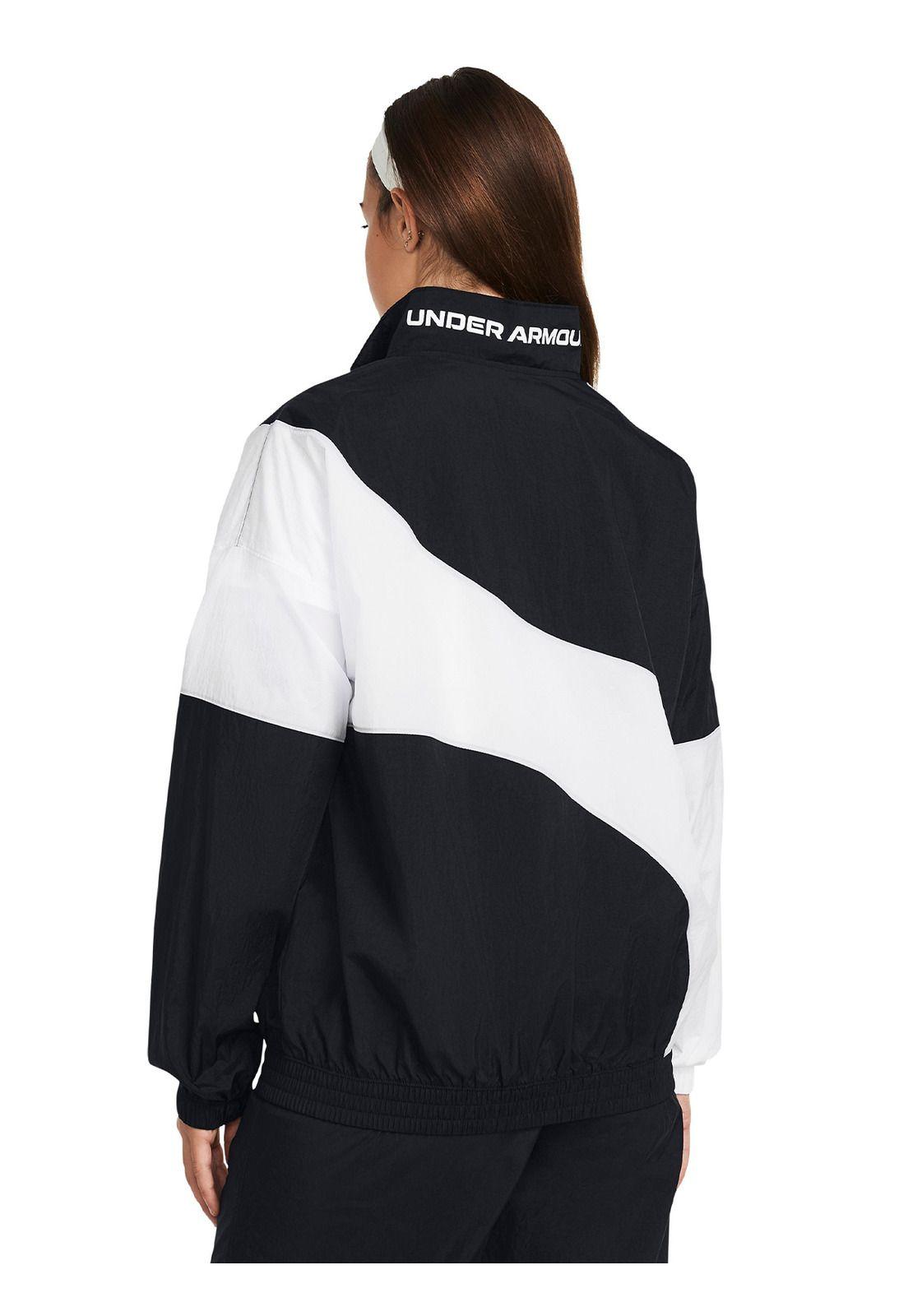 Chaqueta Arrugada UA Legacy Mujer Negro-4