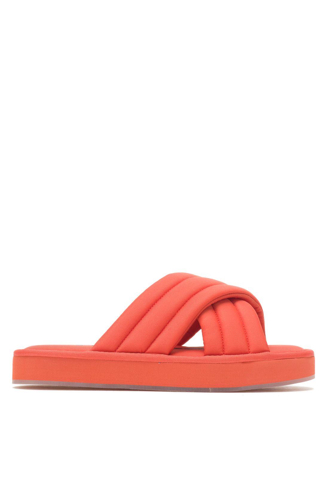 Sandalia Mujer Sunshine Slide Naranja-1