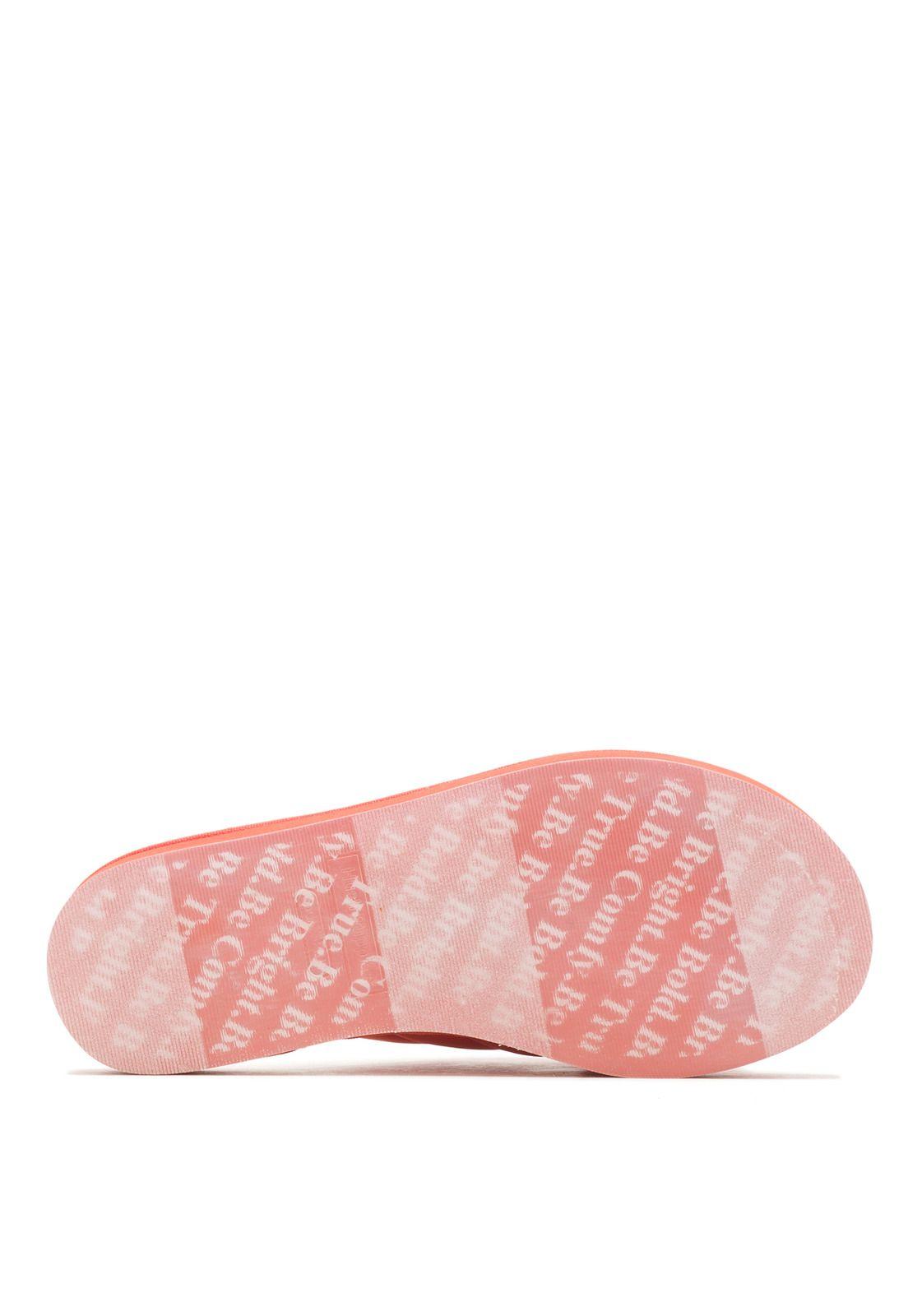 Sandalia Mujer Sunshine Slide Naranja-4