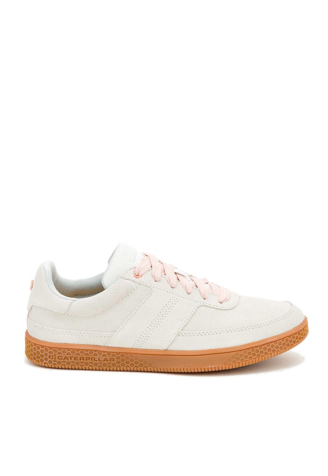 Zapatilla Pause Retro Mujer Blanco y Café-1