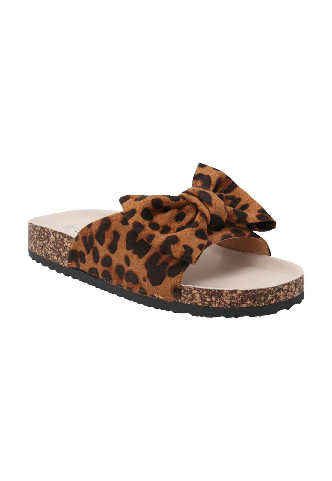 Sandalia Mujer Ermine Leopardo-0