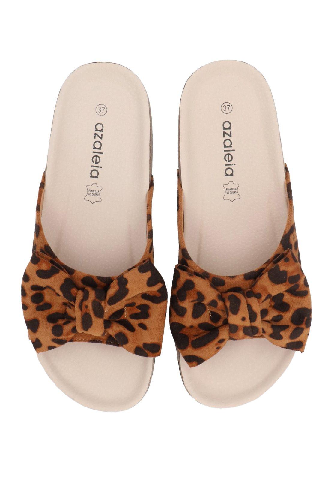 Sandalia Mujer Ermine Leopardo-7
