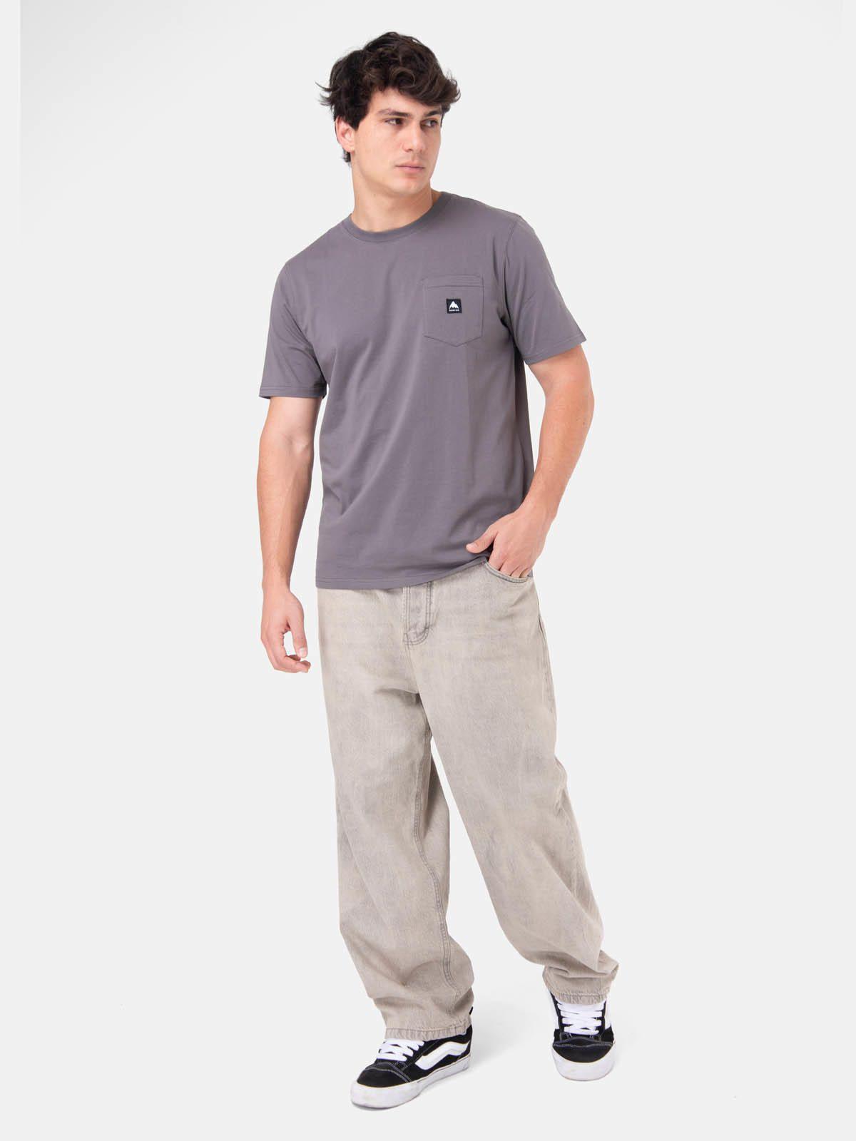 Polera M/C Hombre Colfax Gris -5
