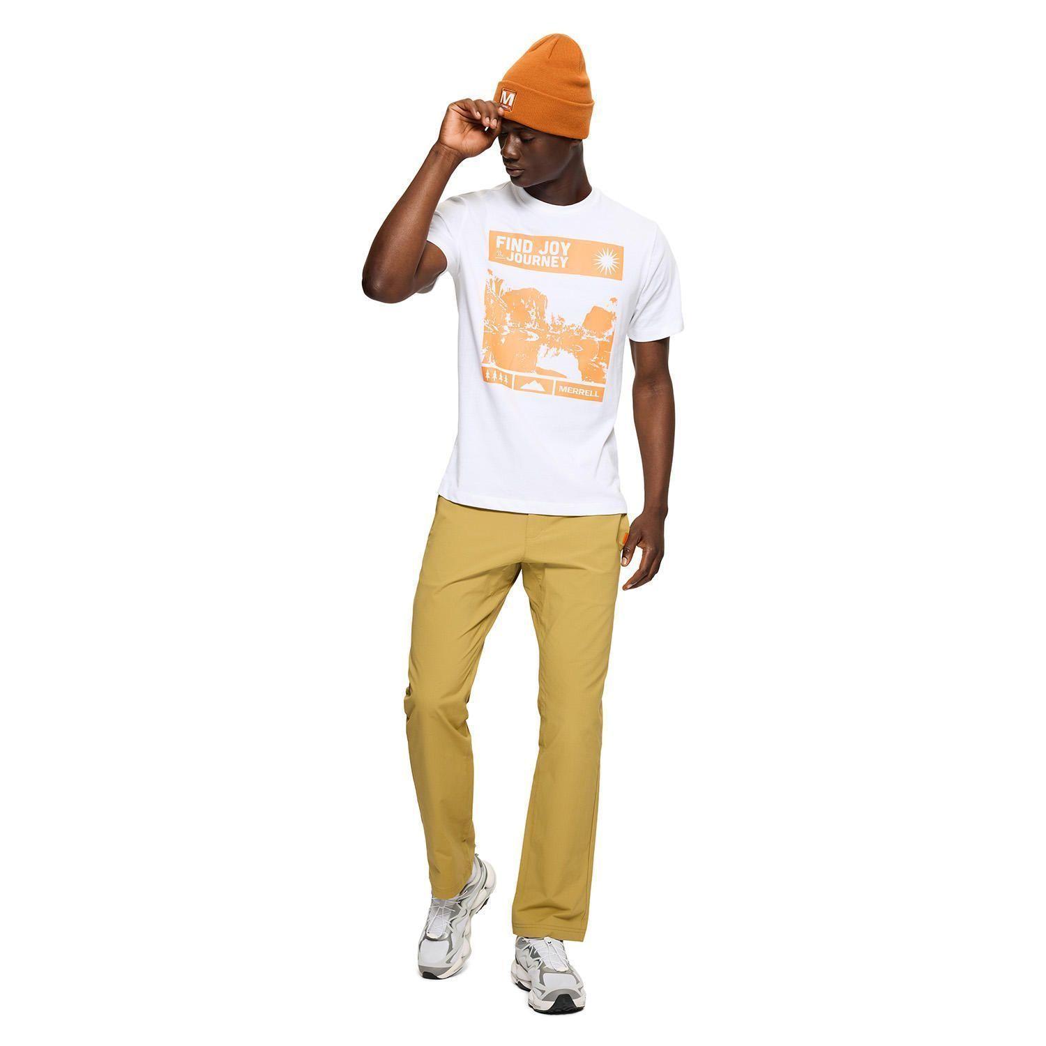 Polera Manga Corta Hombre Joy Blanco-4