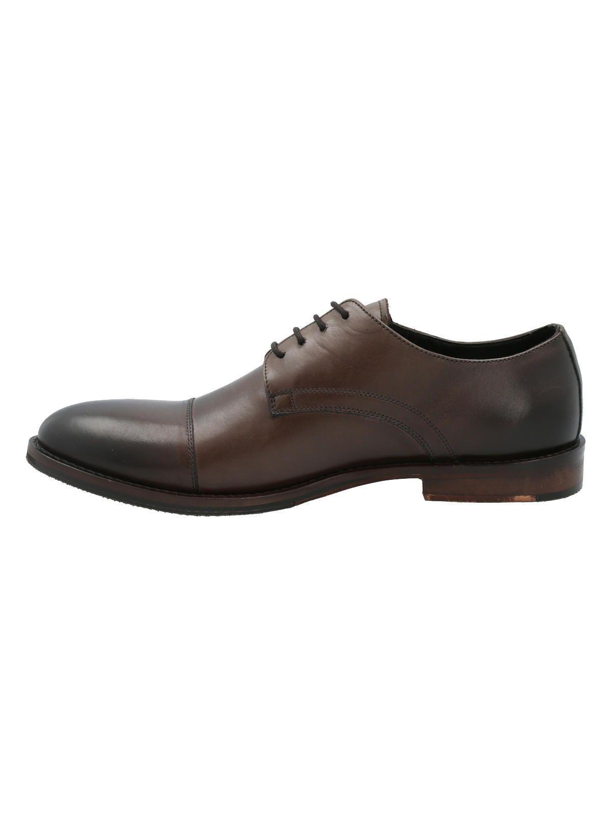 Zapato Cuero Hombre Villeneuve Café -4