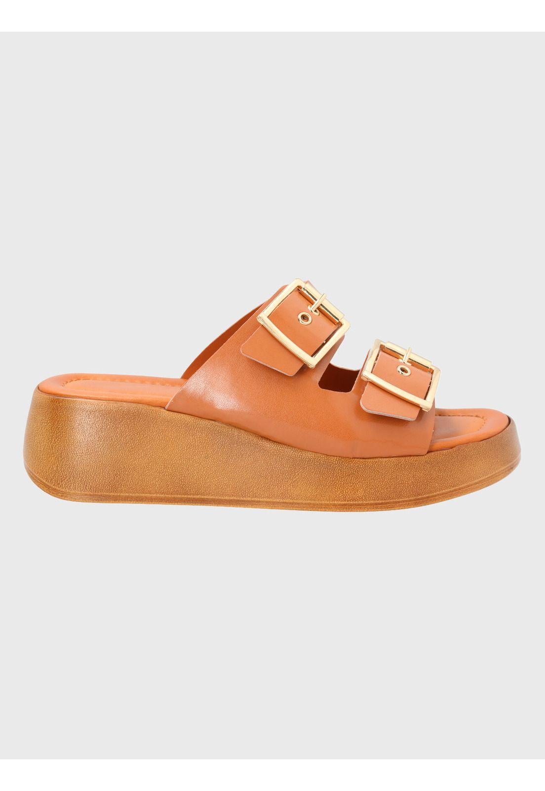 Sandalia Naranja Mujer Carlotta -1