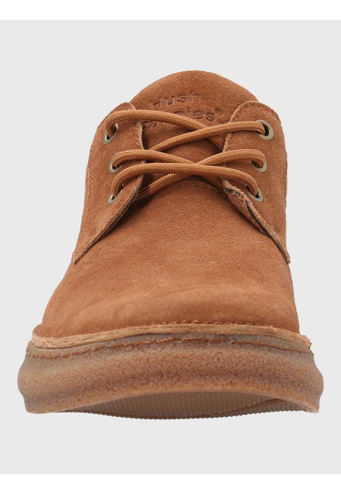 Zapatilla Cuero Hombre Gared Café-3