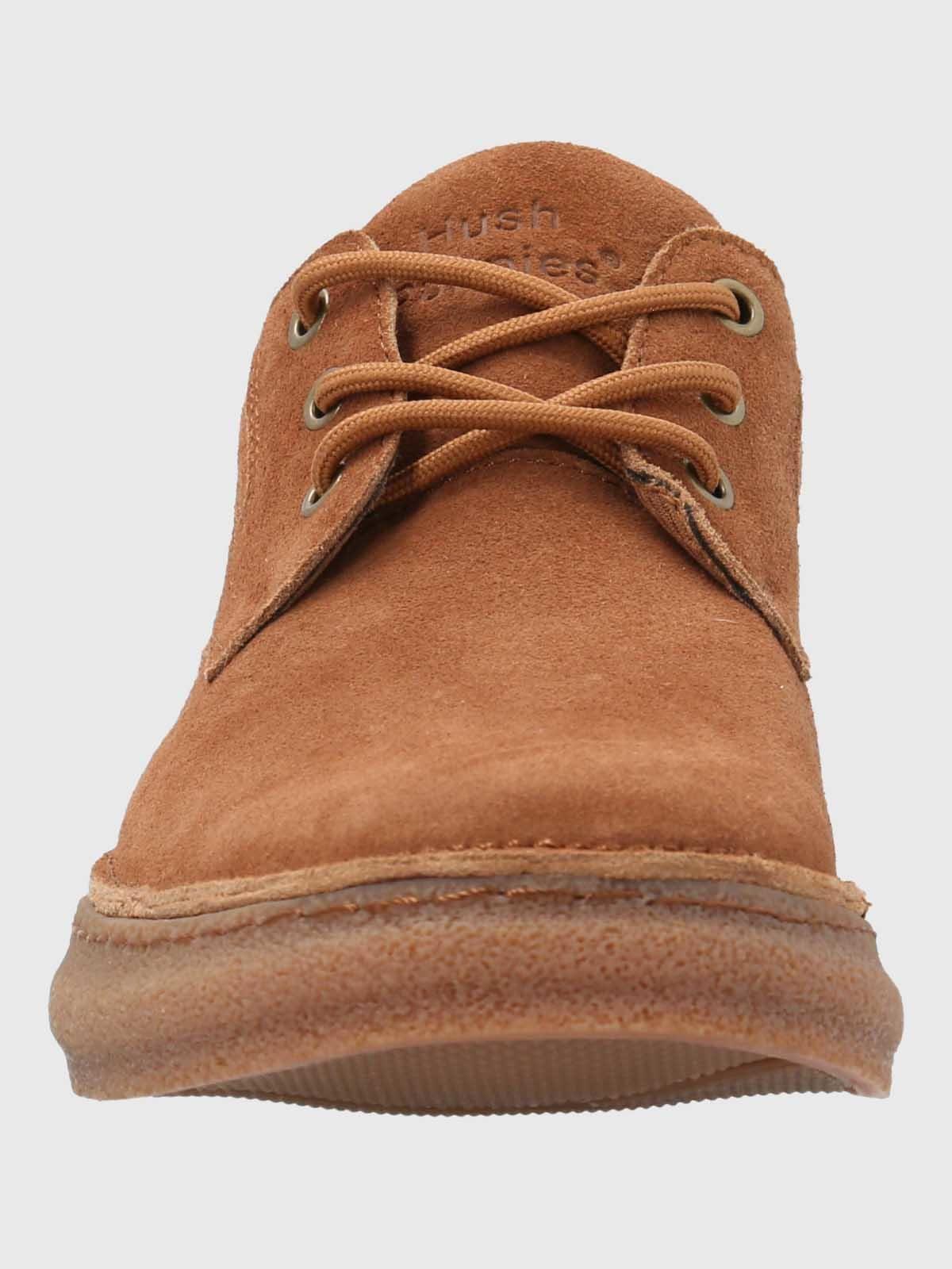 Zapatilla Cuero Hombre Gared Café-3