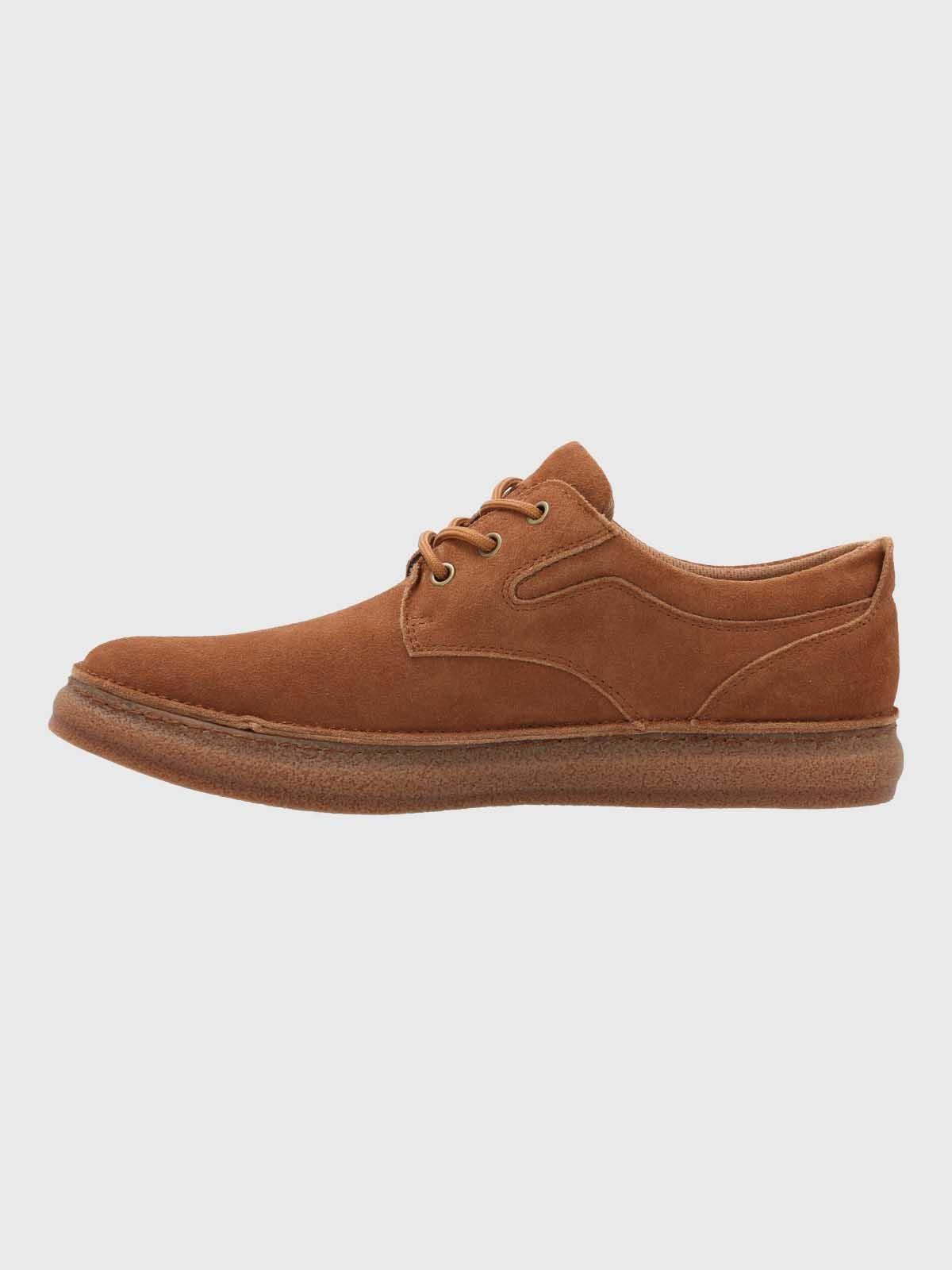 Zapatilla Cuero Hombre Gared Café-5