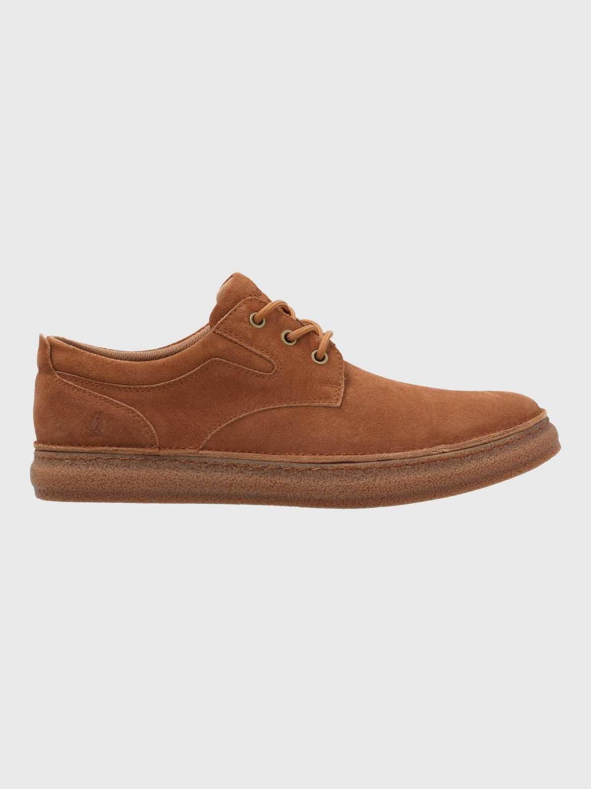 Zapatilla Cuero Hombre Gared Café-1