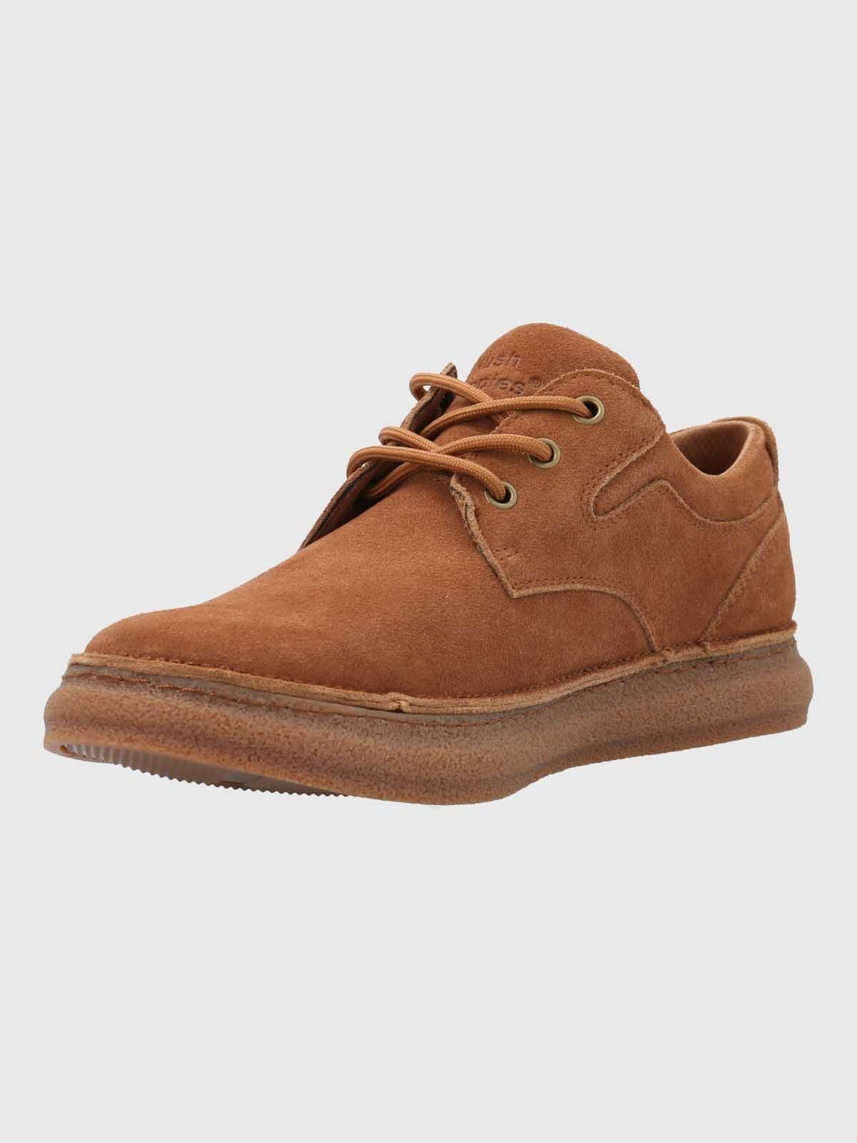 Zapatilla Cuero Hombre Gared Café-4