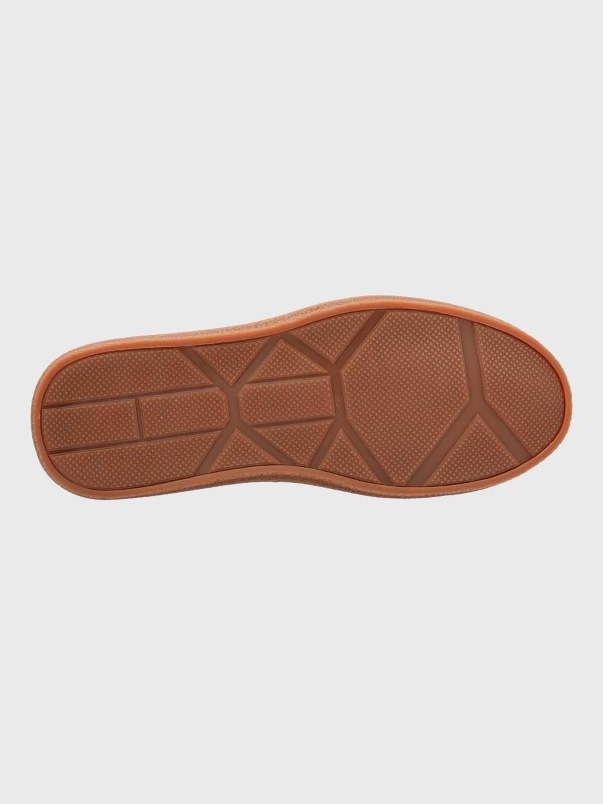 Zapatilla Cuero Hombre Gared Café-7