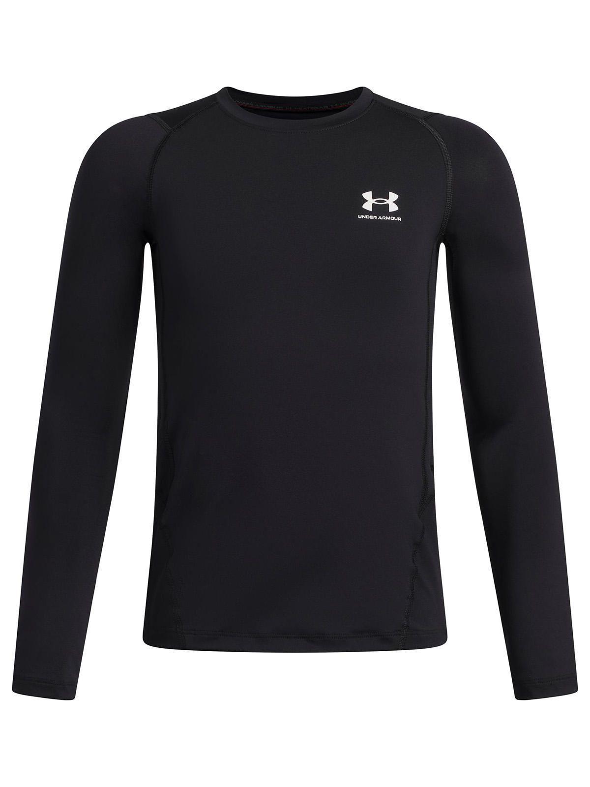 Primera Capa Superior Niño Heatgear Armour Negro-0