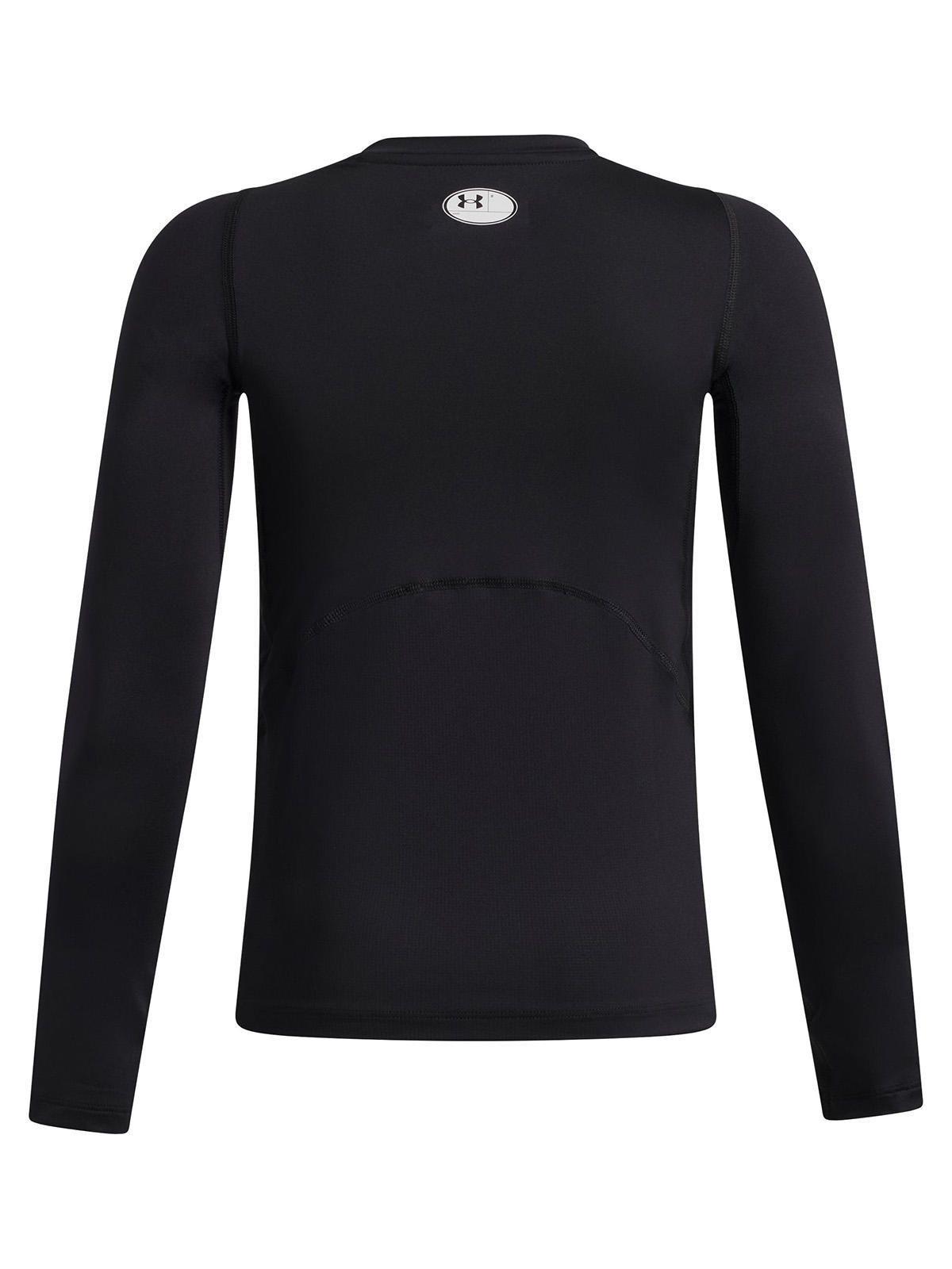 Primera Capa Superior Niño Heatgear Armour Negro-1