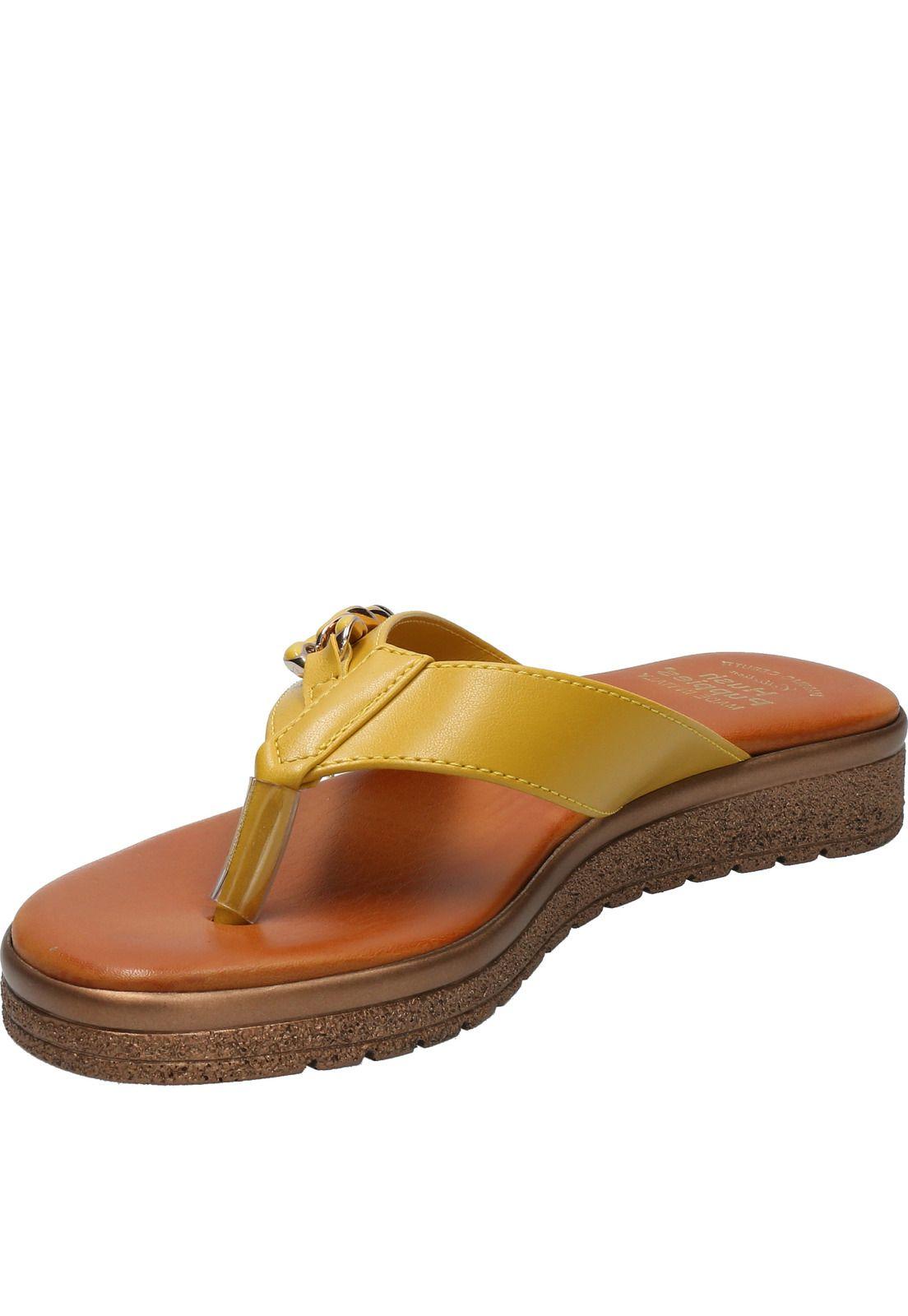 Sandalia Mujer Donatella Amarillo-3