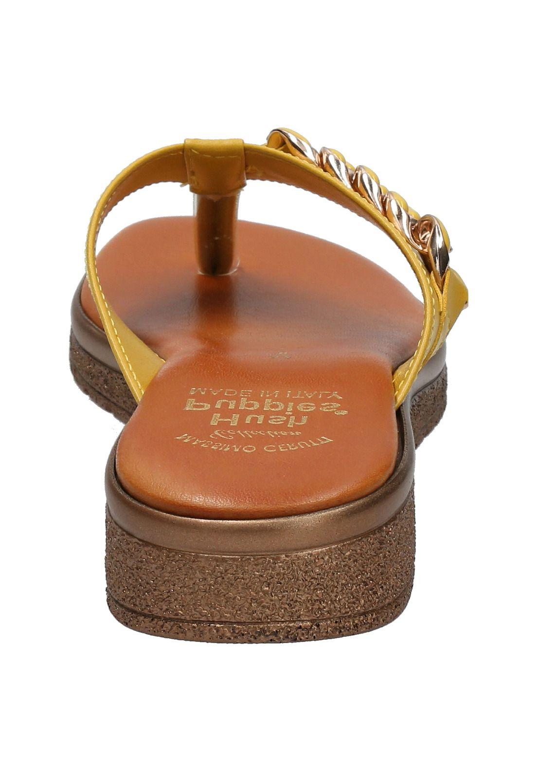 Sandalia Mujer Donatella Amarillo-5