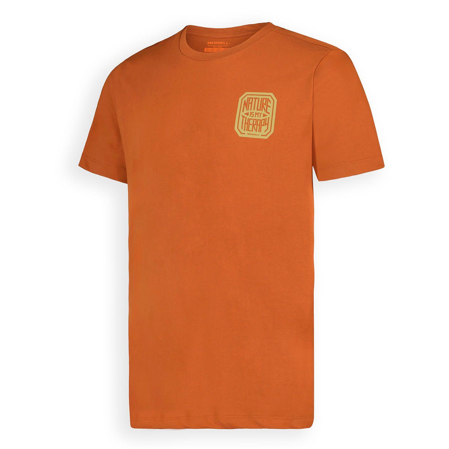 Polera Manga Corta Hombre Nature Naranjo-6