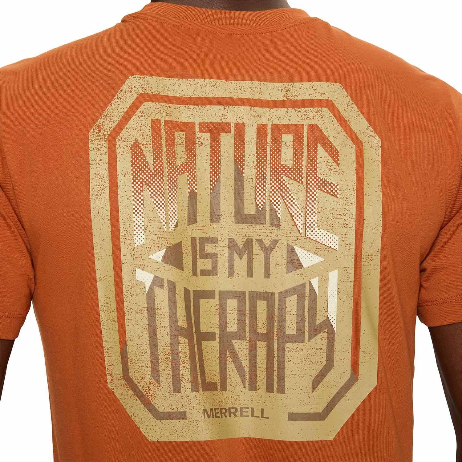 Polera Manga Corta Hombre Nature Naranjo-5