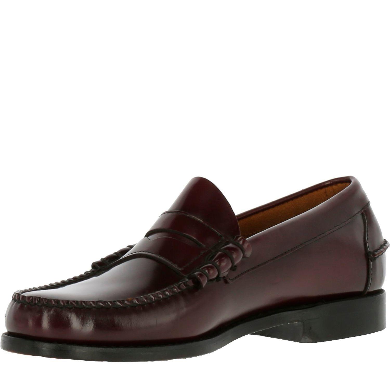 Mocasin Cuero Prada Burdeo-0