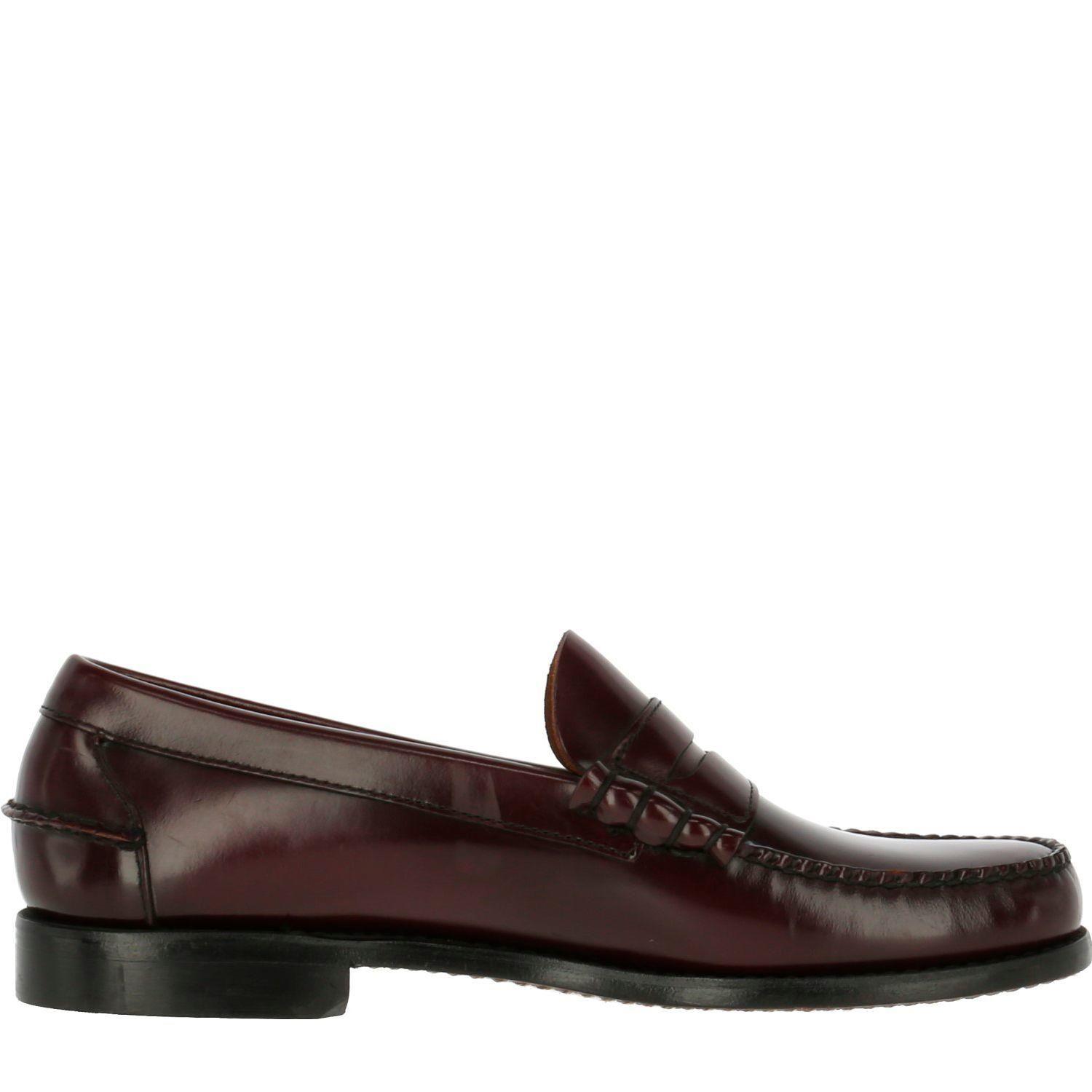 Mocasin Cuero Prada Burdeo-3