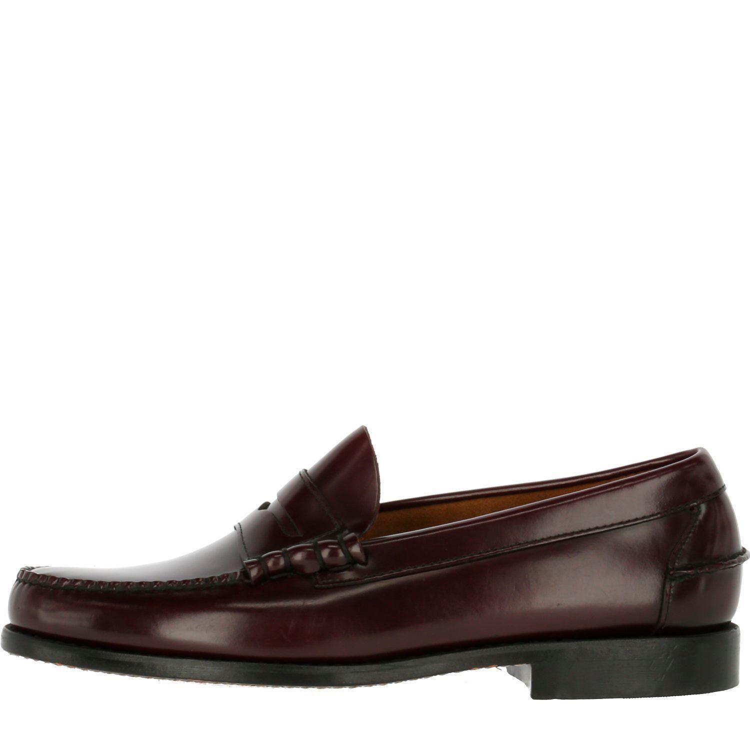 Mocasin Cuero Prada Burdeo-4