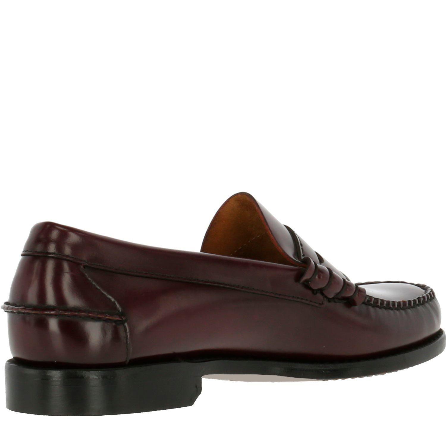 Mocasin Cuero Prada Burdeo-5