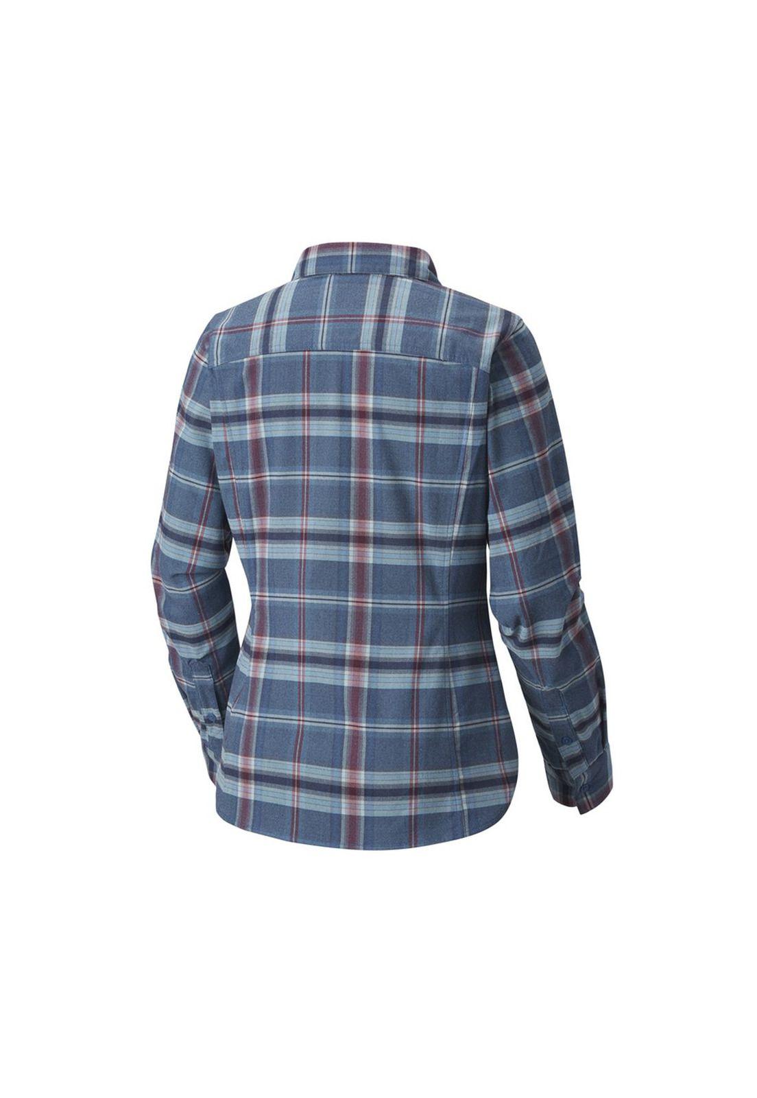 Blusa M/L Silver Ridge Flannel Azul-1
