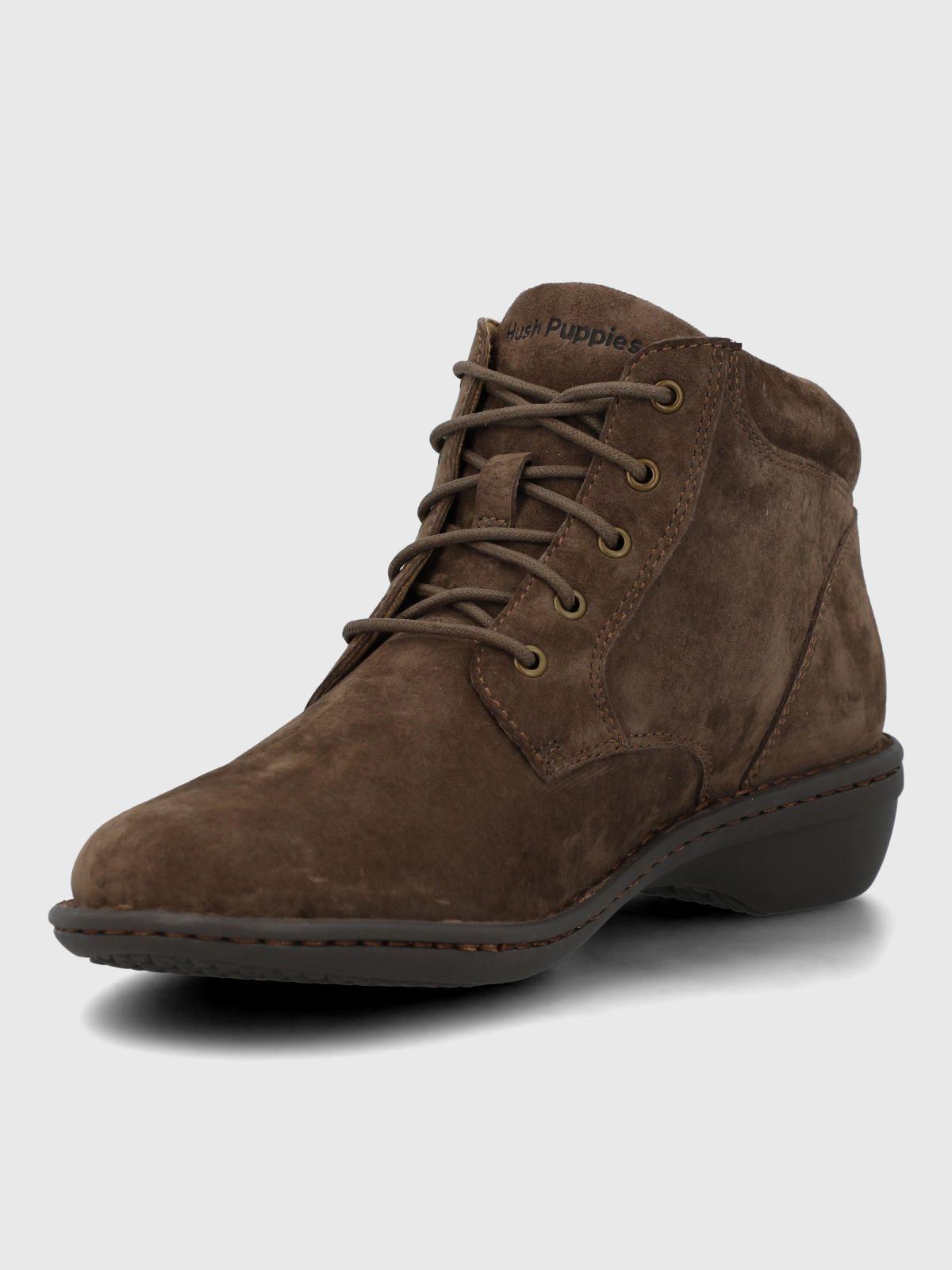 Botin Cuero Sazon Café Mujer-5
