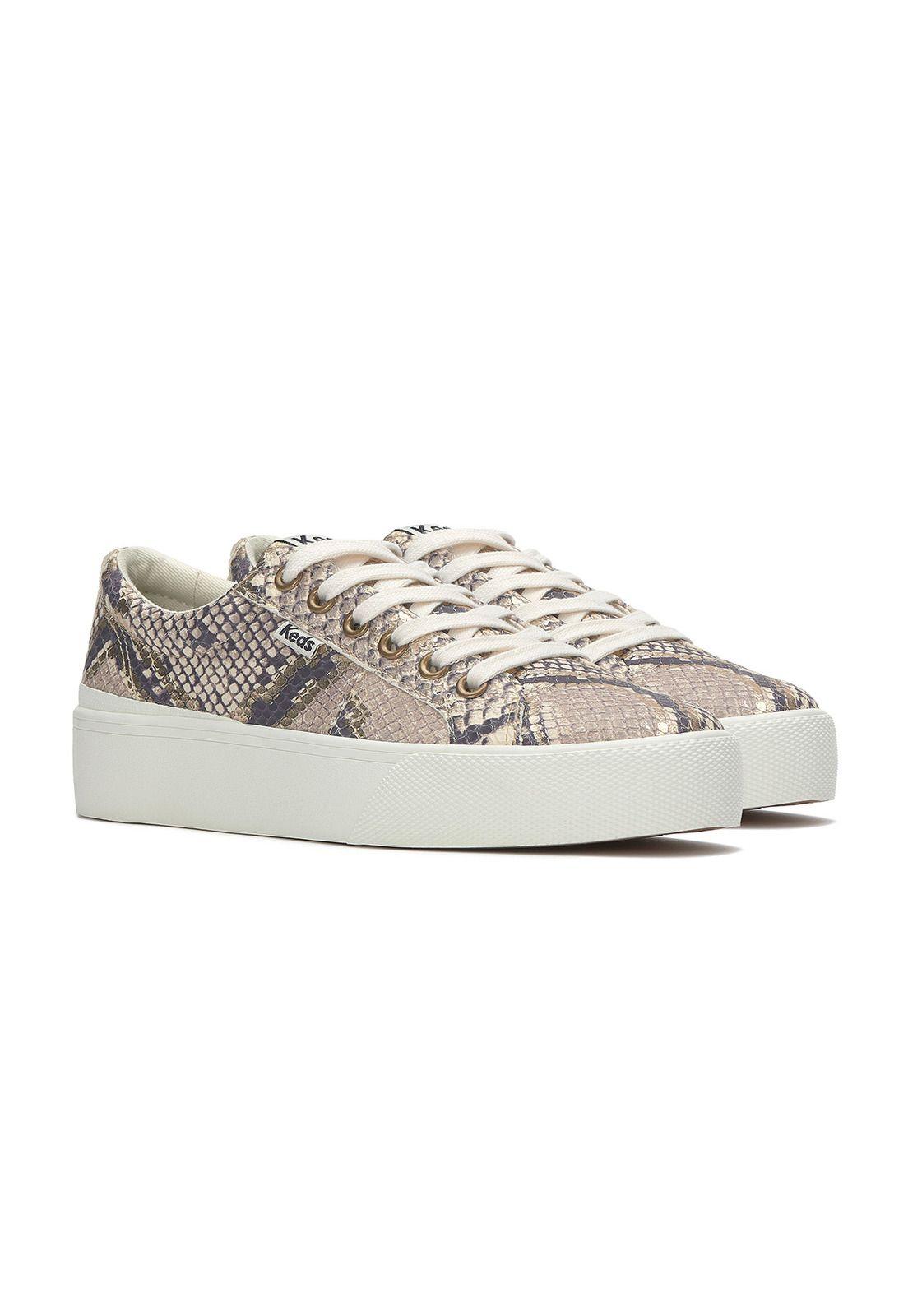 Zapatilla Cuero Mujer Jump Kick Duo Café-4