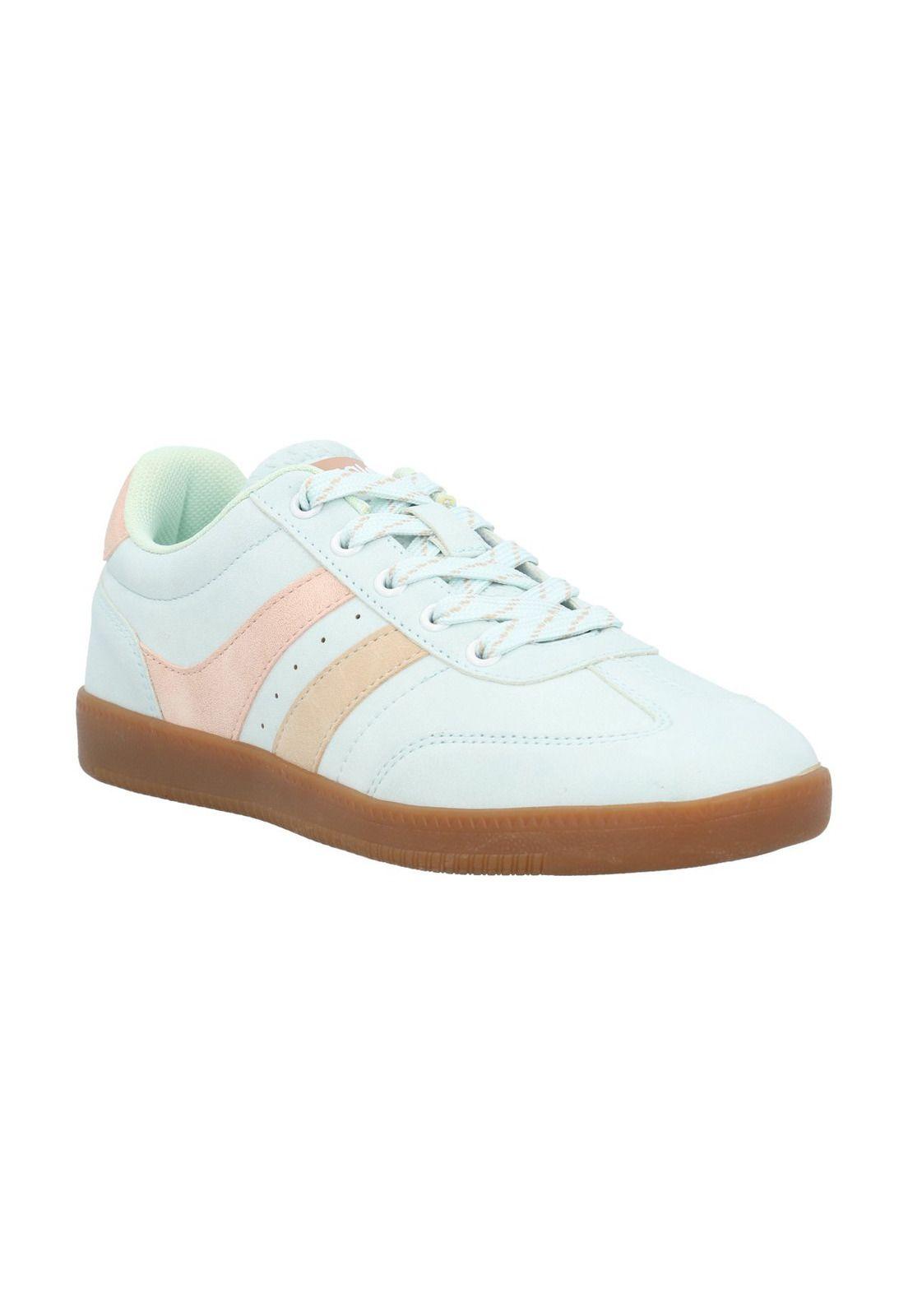 Zapatilla Mujer Gera Menta Beige-0