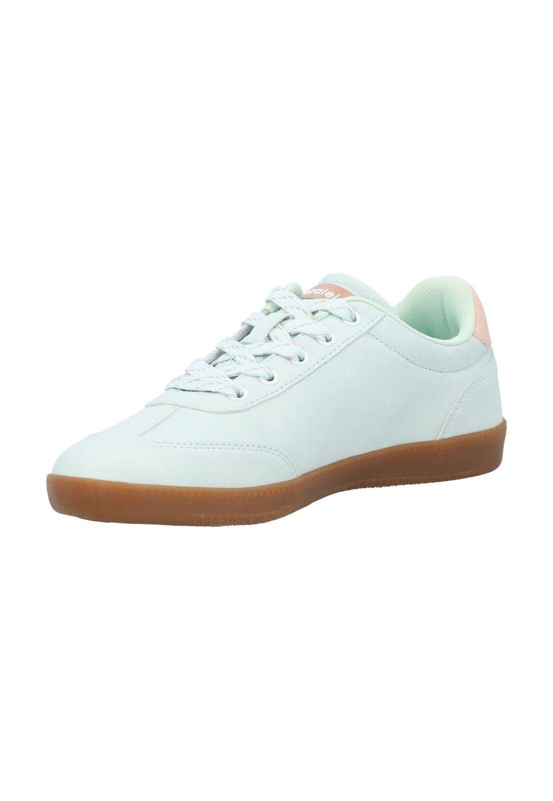 Zapatilla Mujer Gera Menta Beige-4