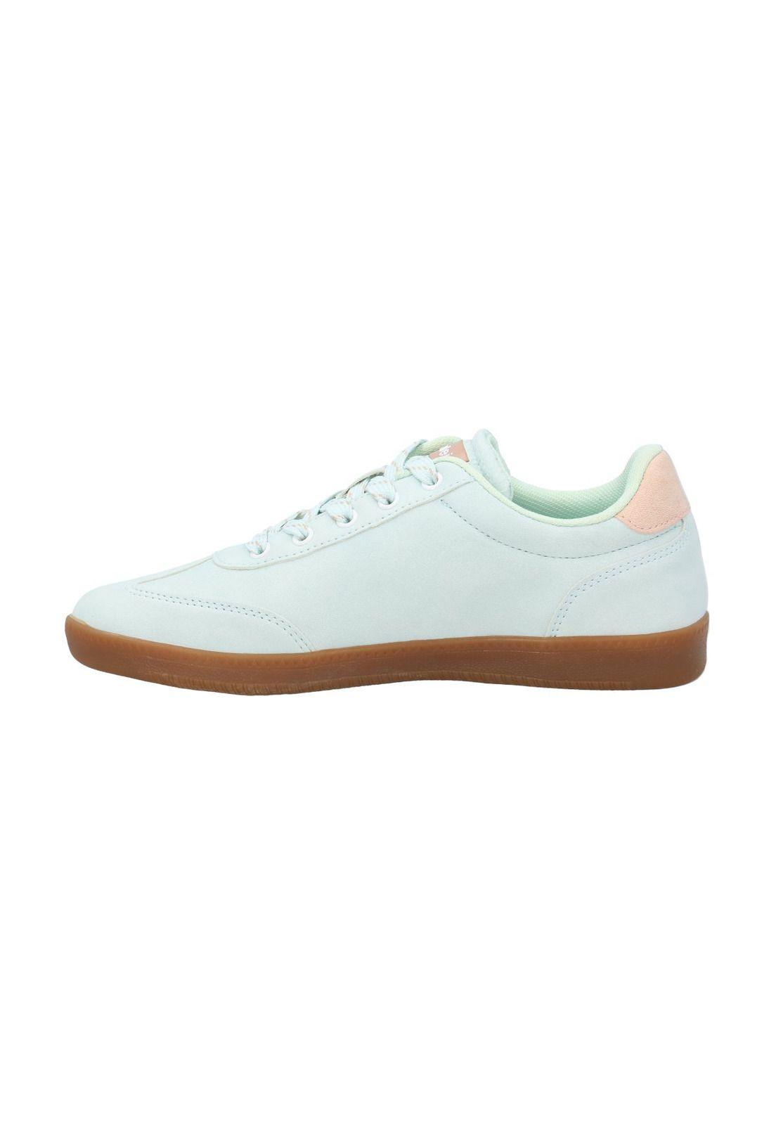 Zapatilla Mujer Gera Menta Beige-5