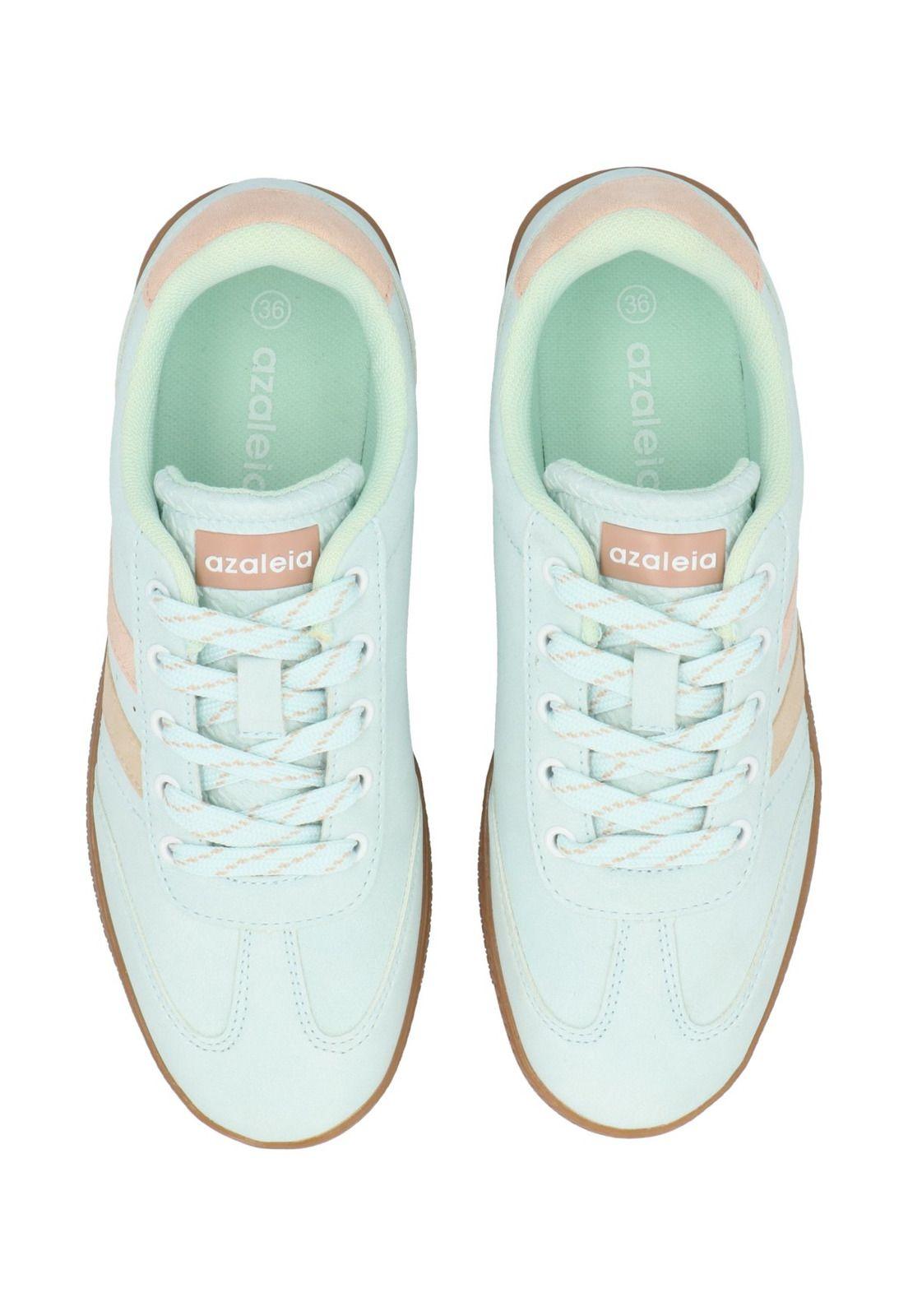 Zapatilla Mujer Gera Menta Beige-7