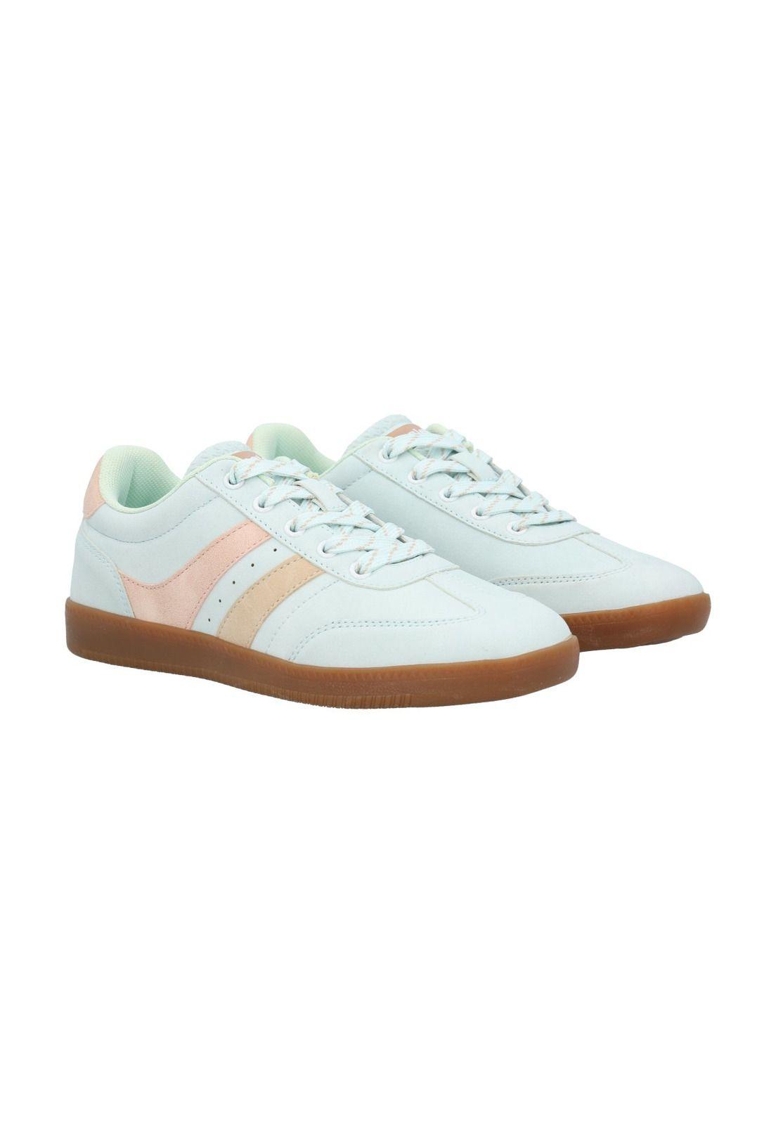 Zapatilla Mujer Gera Menta Beige-8