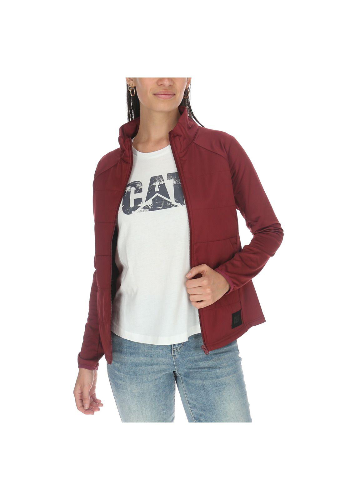 Polar Mujer Full Zip Fleece Burdeo-0