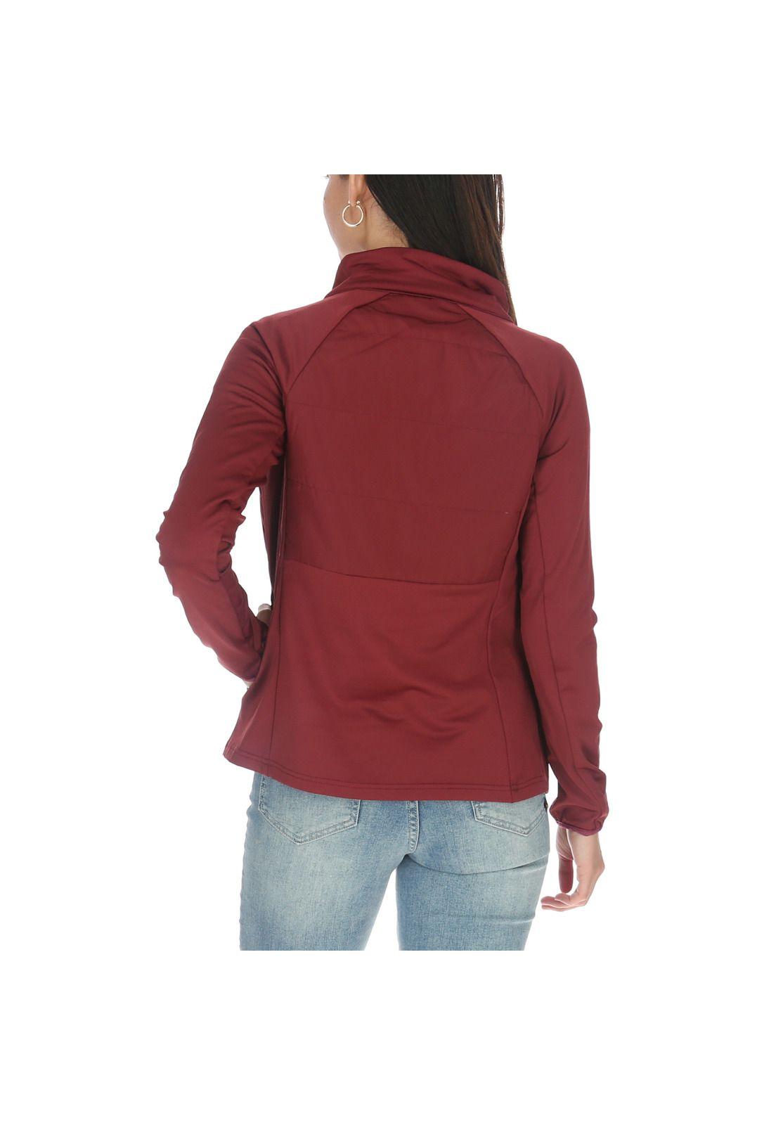 Polar Mujer Full Zip Fleece Burdeo-2