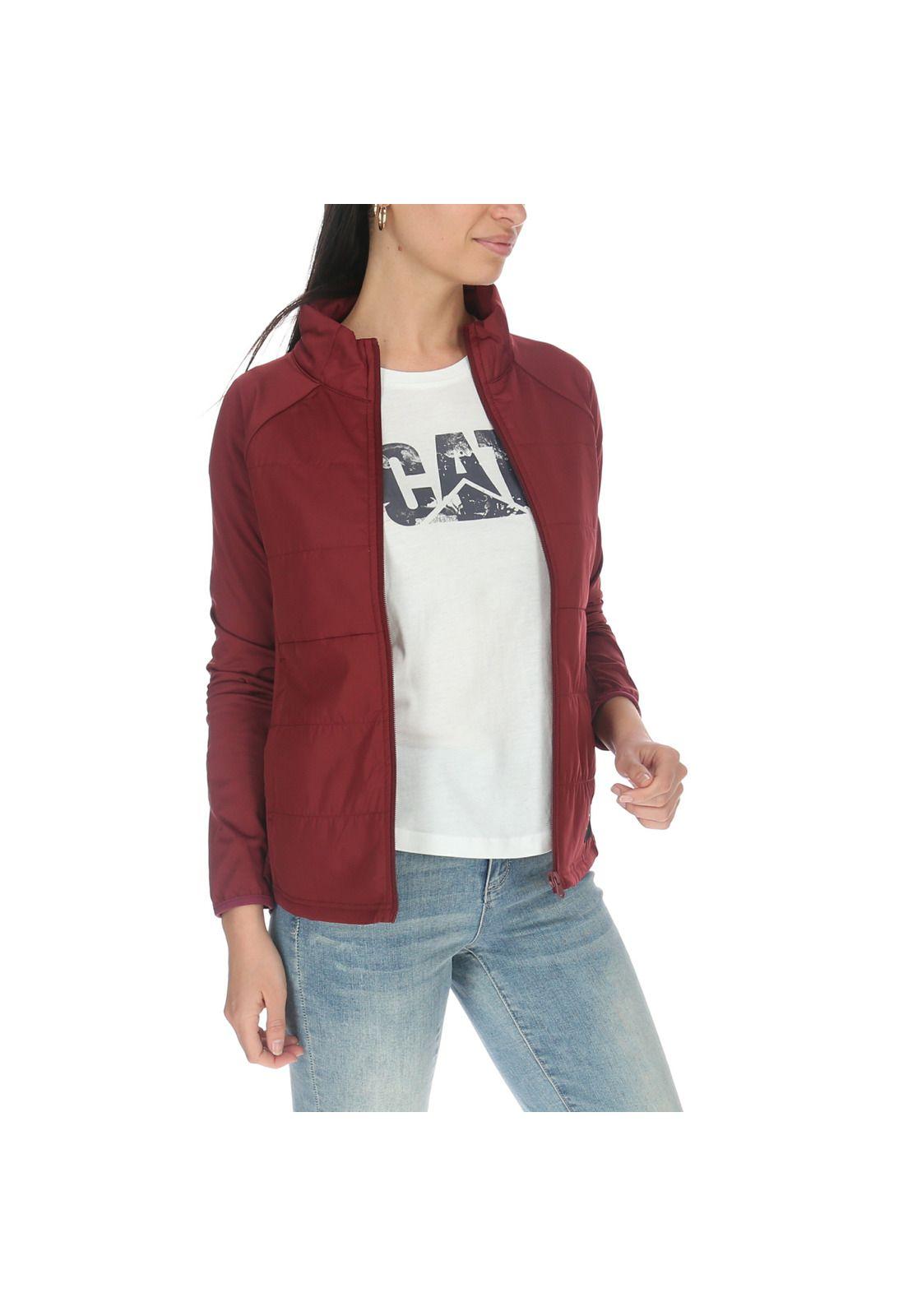 Polar Mujer Full Zip Fleece Burdeo-3