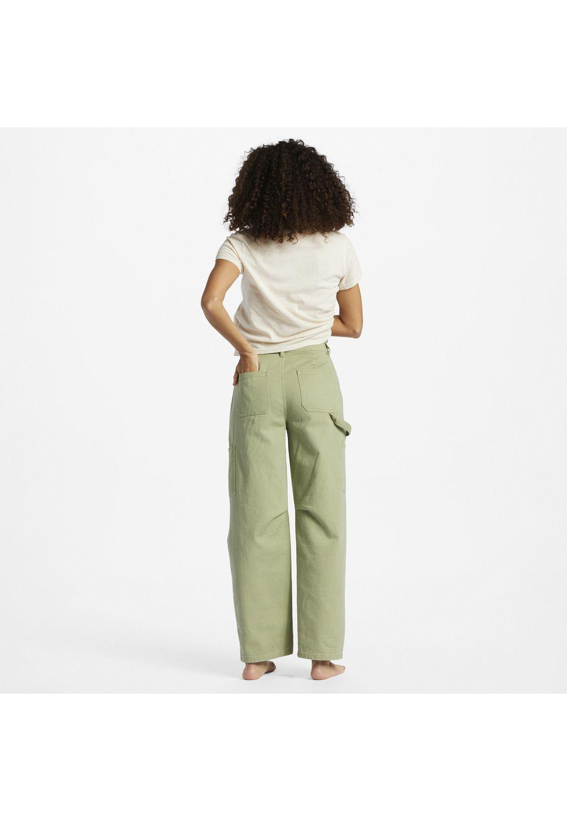Jeans Leia Pant Verde Mujer-1