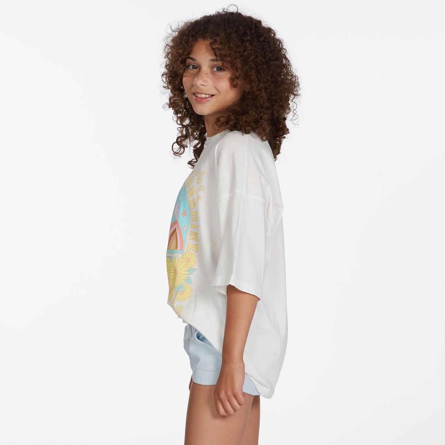 Polera M/C Niña In The Sunshine G Te Blanco-1