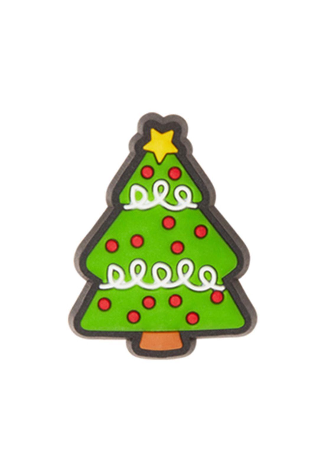 Jibbitz Crocs Árbol Navidad Verde-0