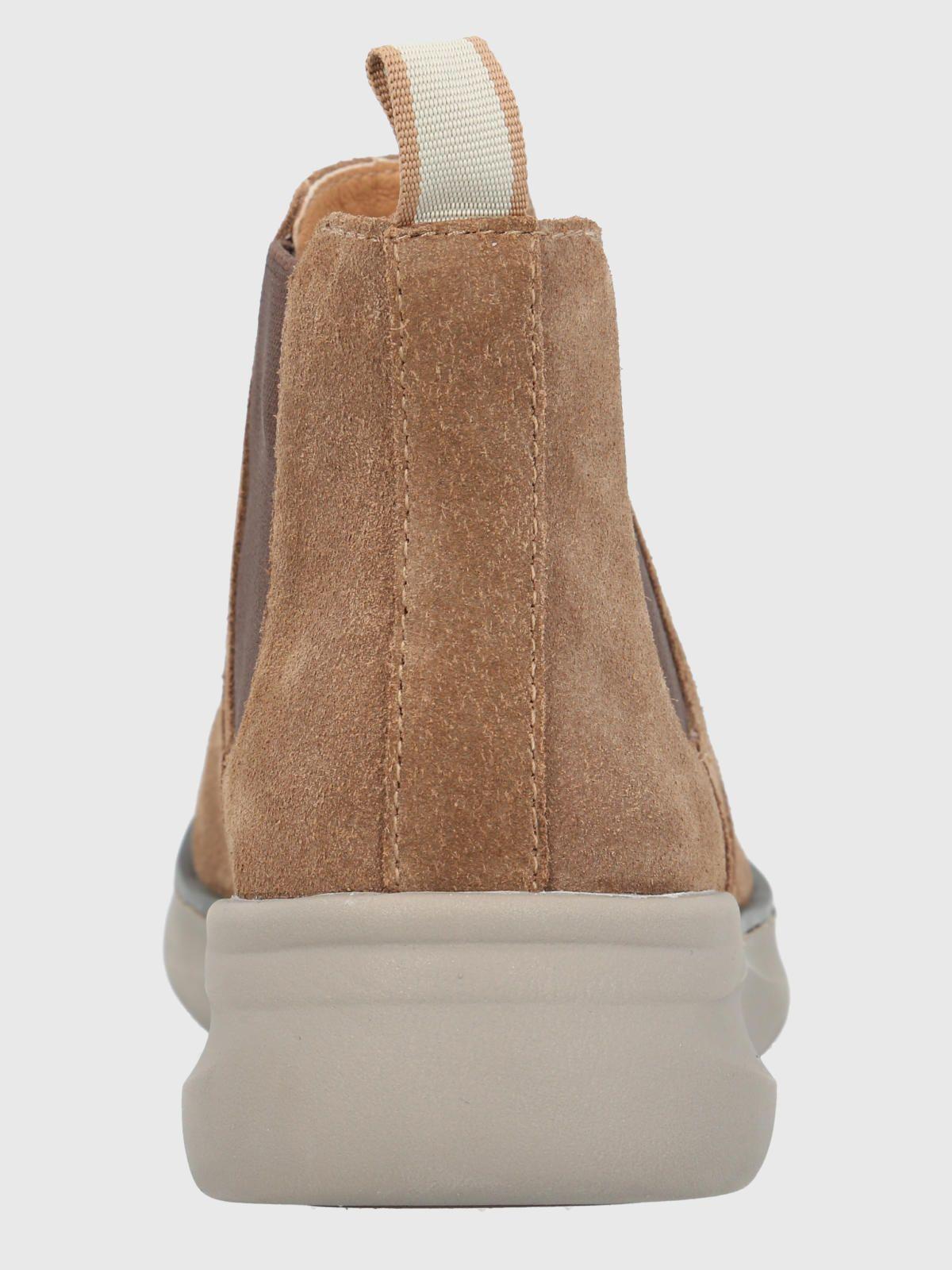 Botín Cuero Mujer Flora Café-6