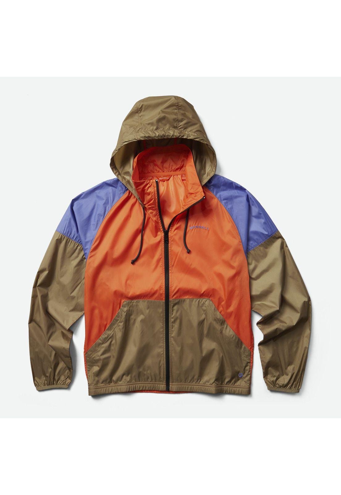 Cortaviento Hombre Alder Wind Shell Naranjo-0