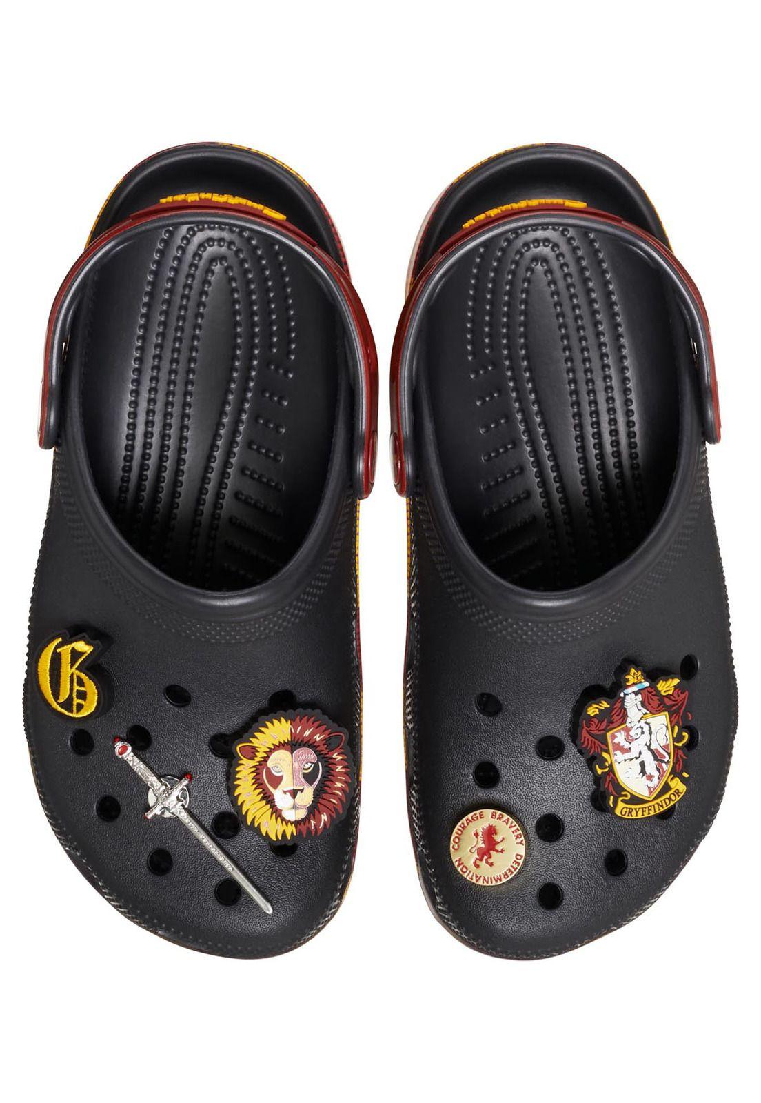 Zueco Hombre Gryffindor Negro-4