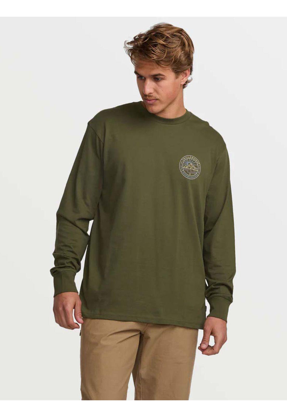 Polera Manga Larga Rockies A/Div Verde Billabong-0
